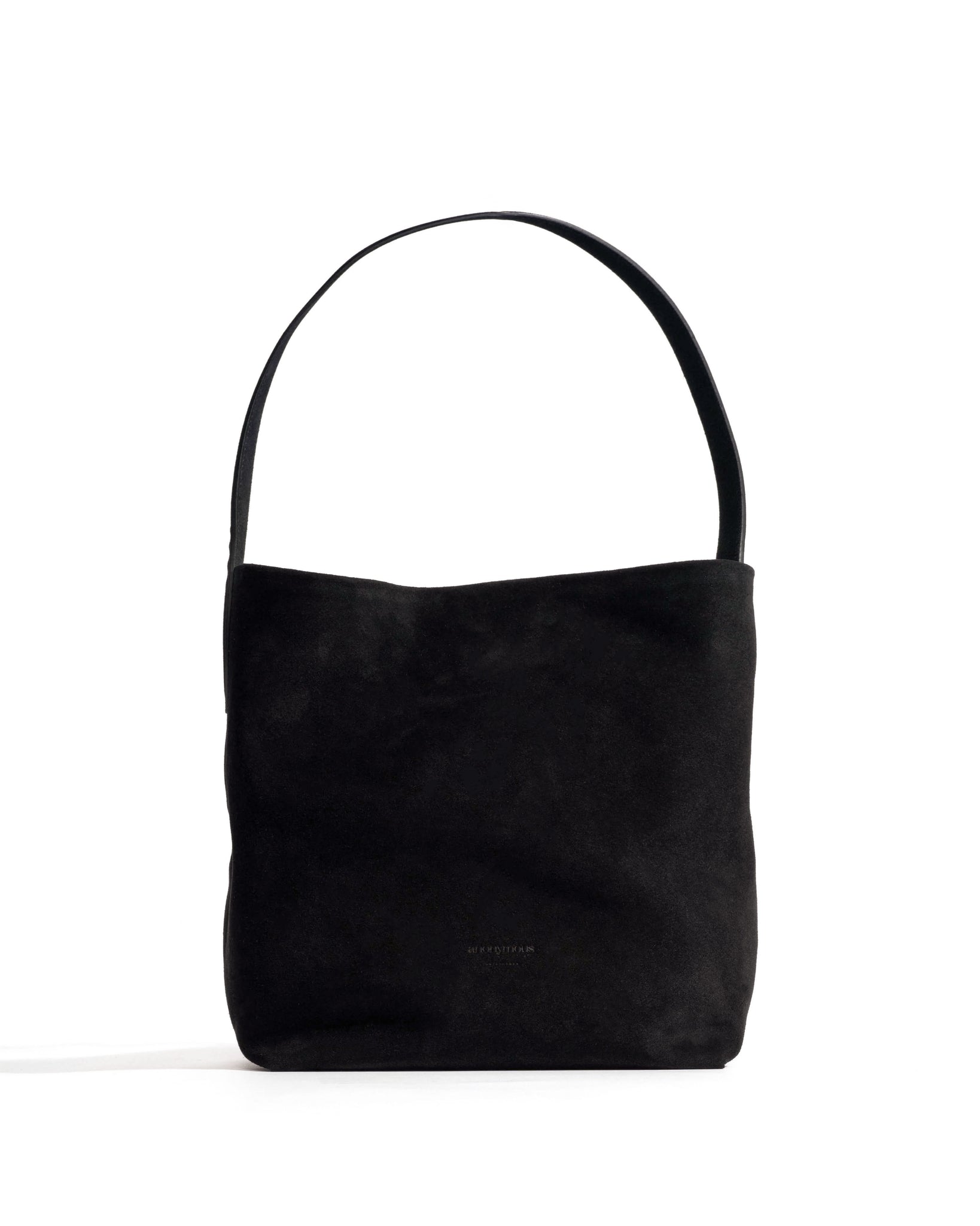 Versa slouchy petite bag Calf suede Black - Anonymous Copenhagen Bags