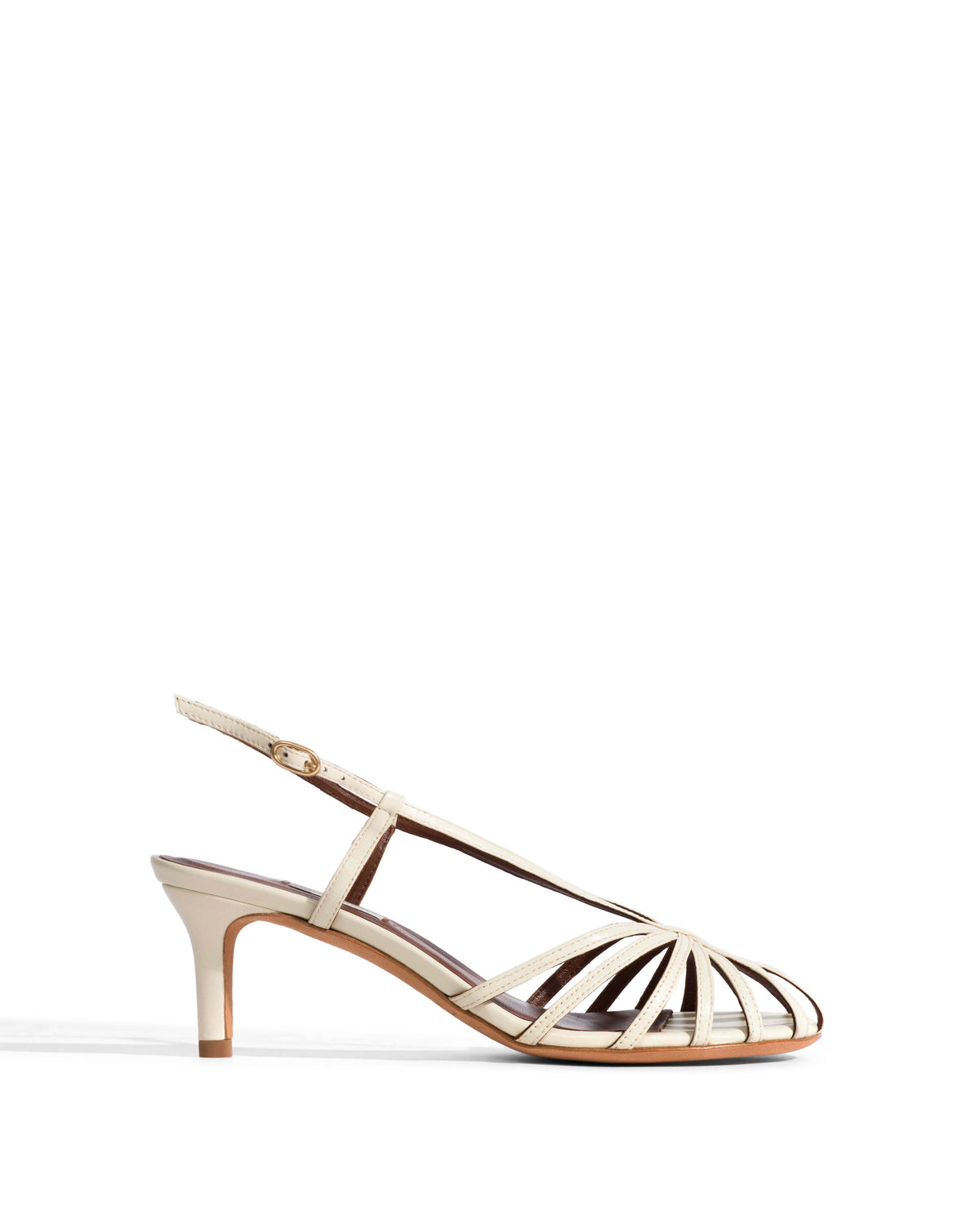 Candace 55 Shiny lamb White sand