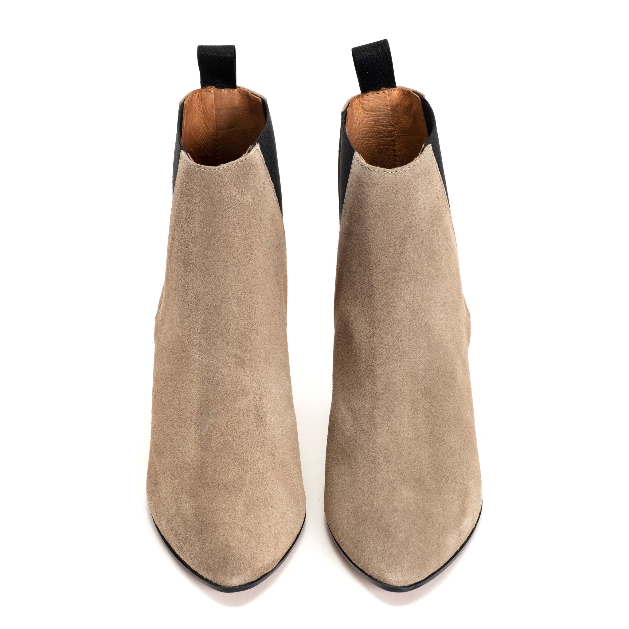 Clivia 50 cone Calf suede Mushroom - Anonymous Copenhagen