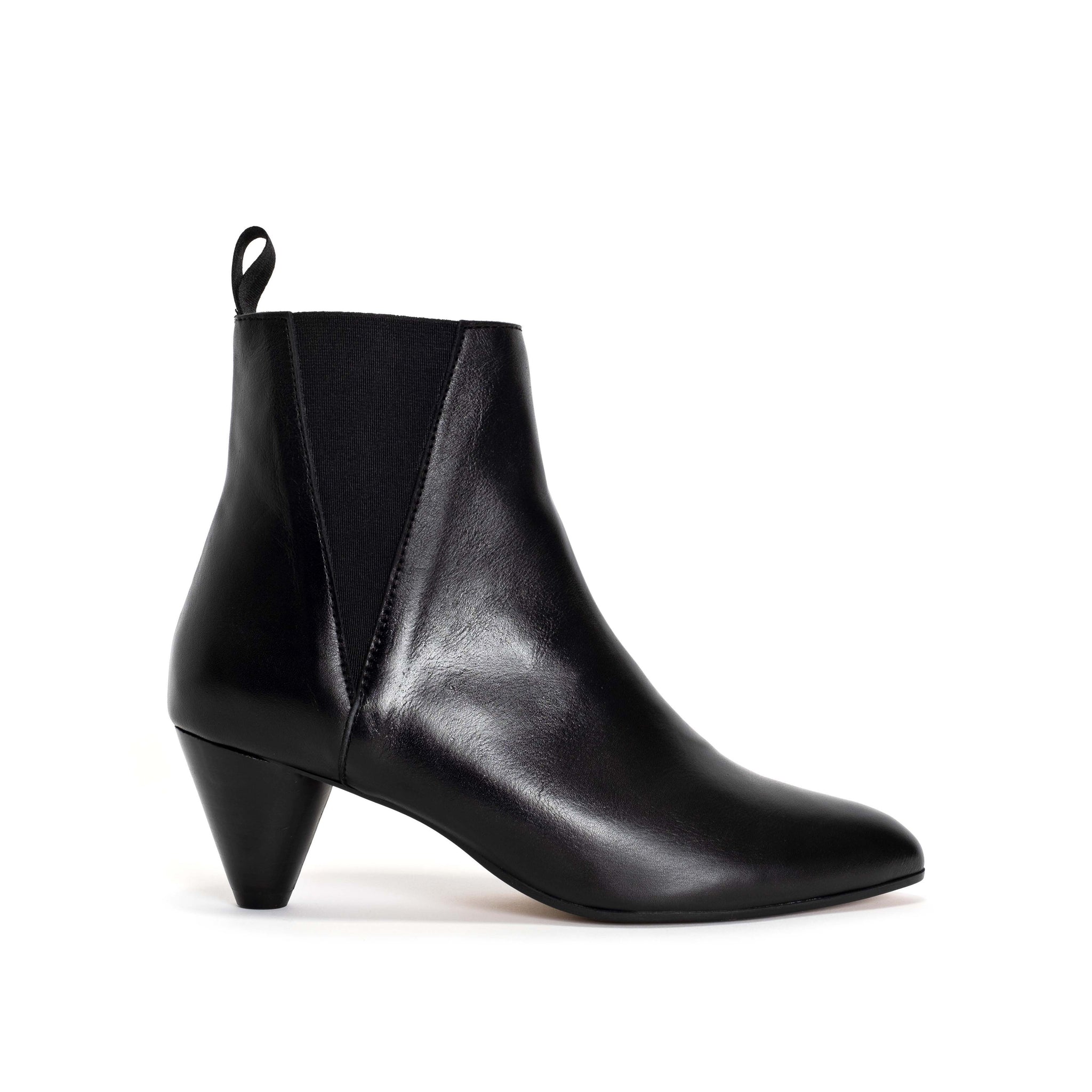 Clivia 50 cone Soft calf Black - Anonymous Copenhagen