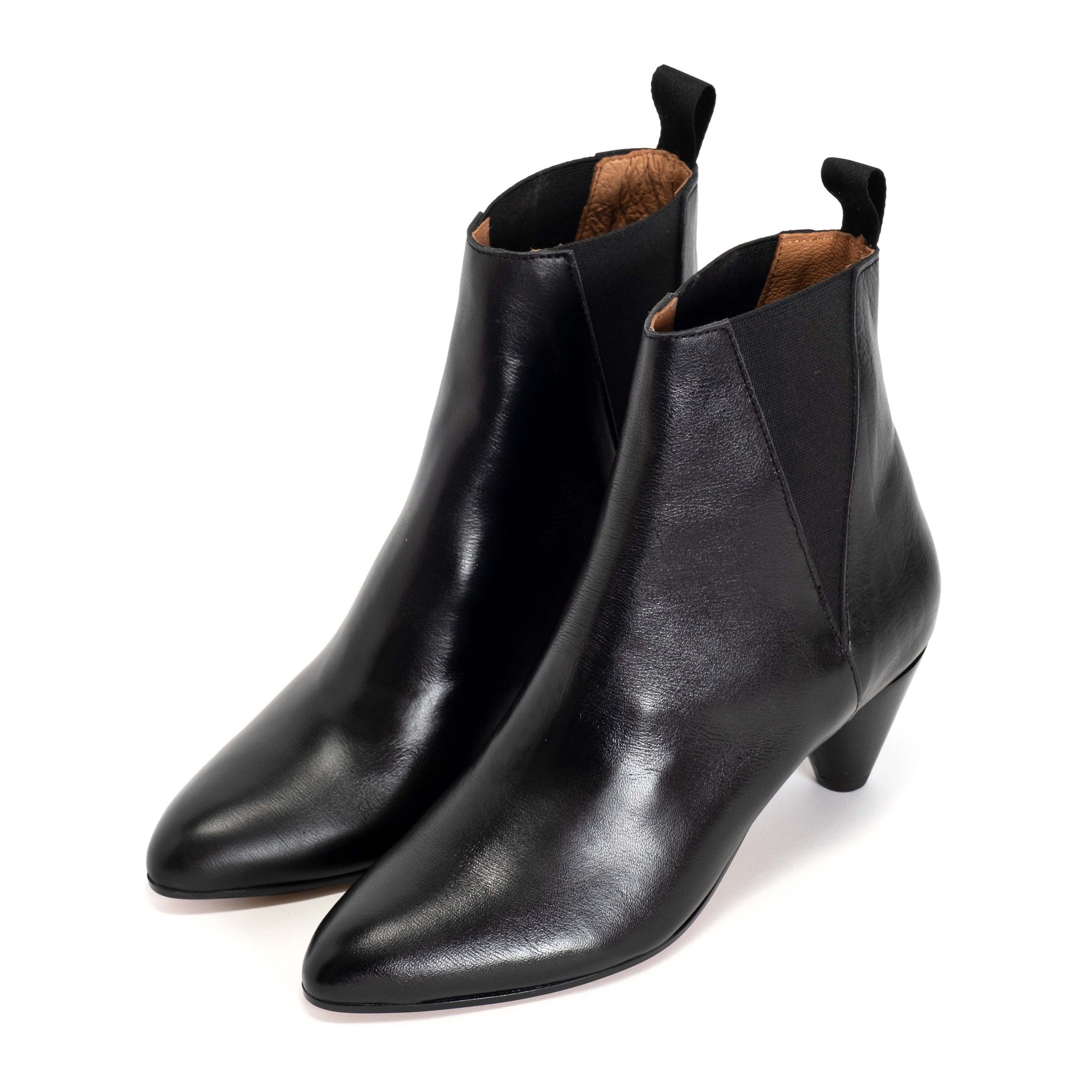 Clivia 50 cone Soft calf Black - Anonymous Copenhagen