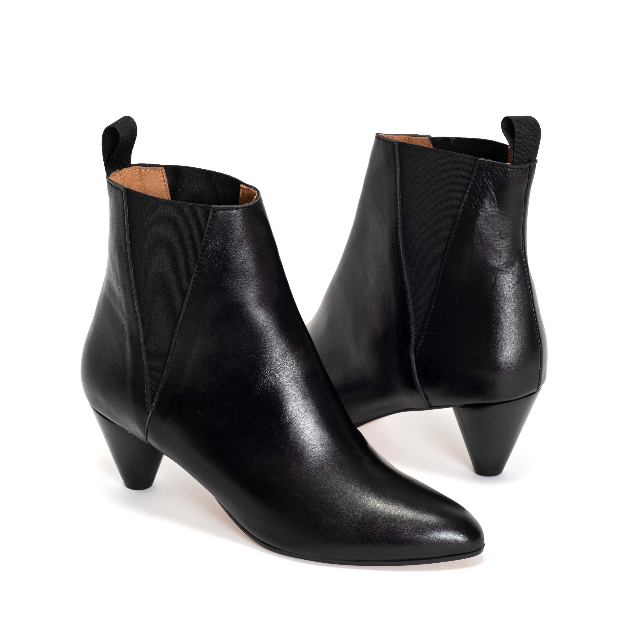 Clivia 50 cone Soft calf Black - Anonymous Copenhagen