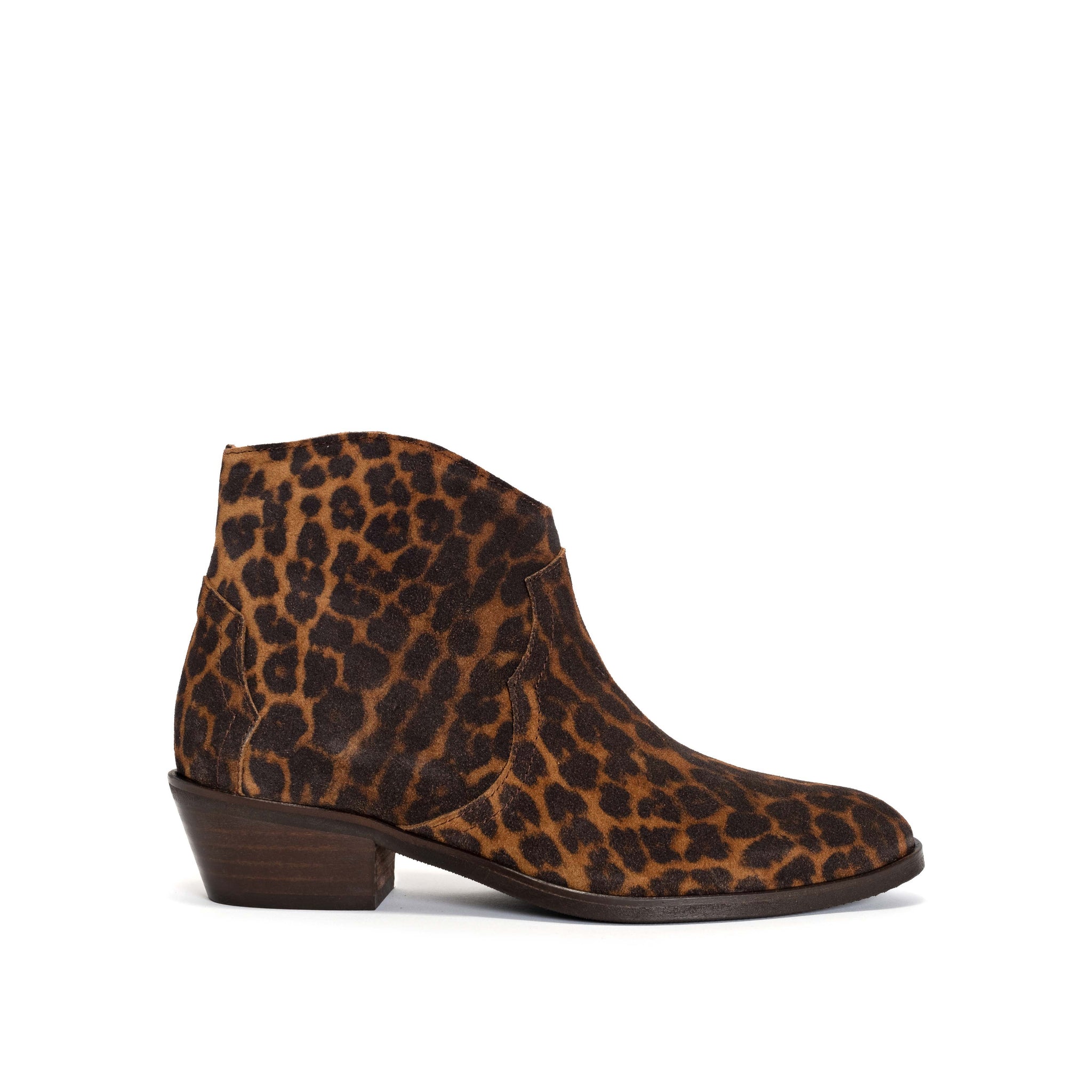 Fiona 35 Calf suede print Camel leopard - Anonymous Copenhagen