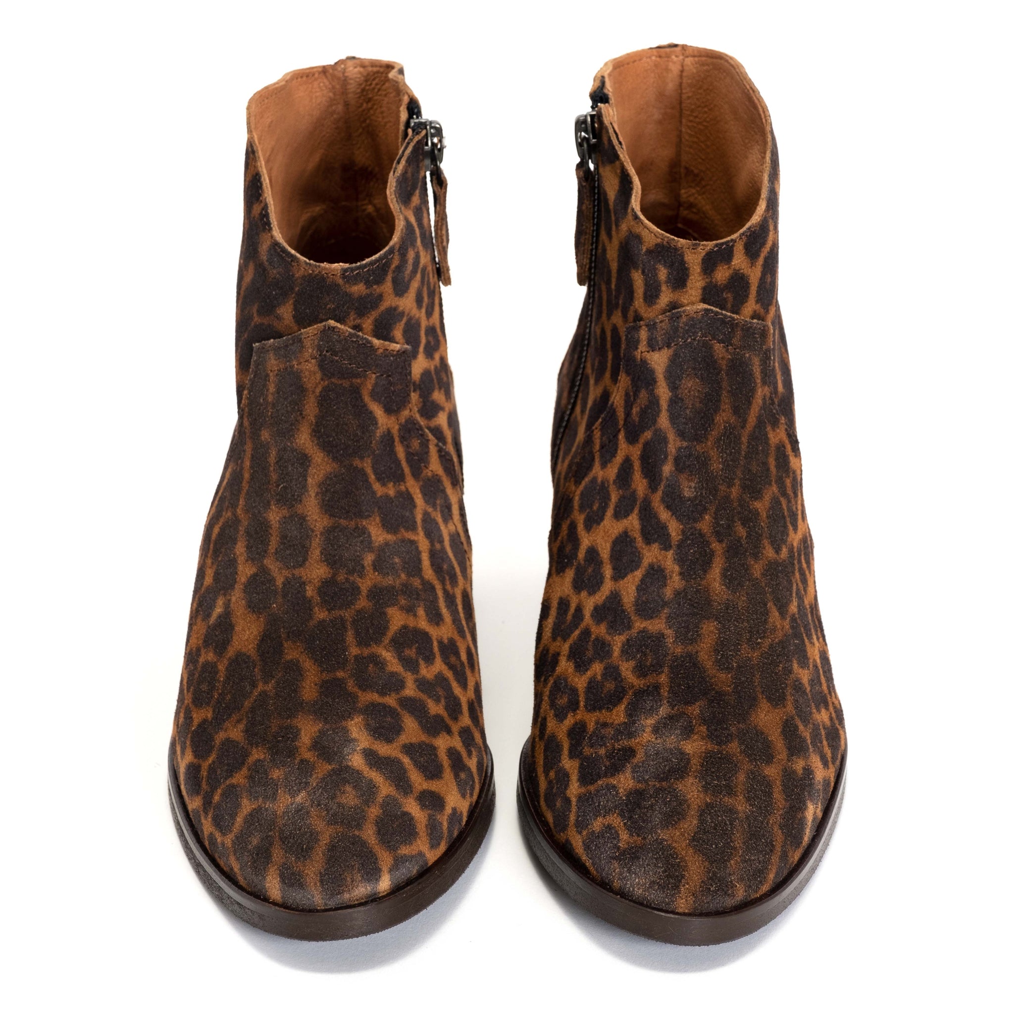 Fiona 35 Calf suede print Camel leopard - Anonymous Copenhagen