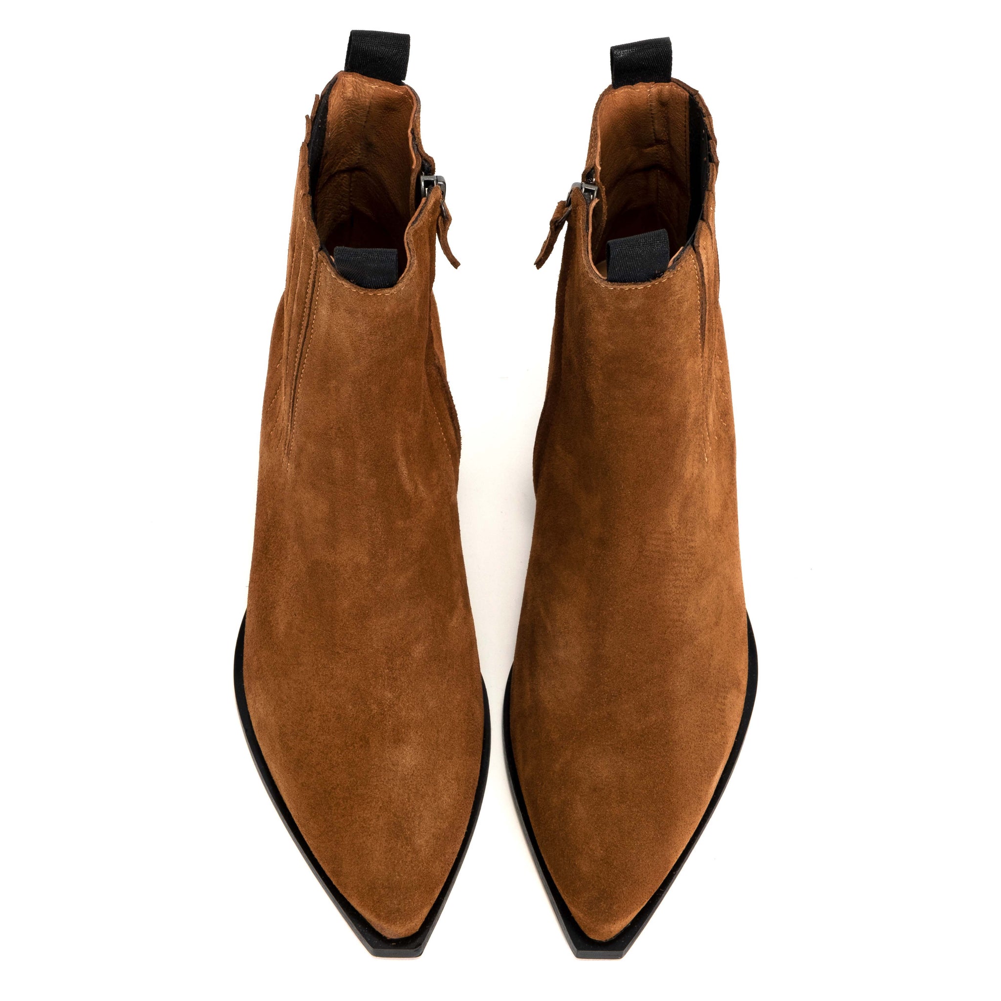 Haki Calf suede Chestnut - Anonymous Copenhagen