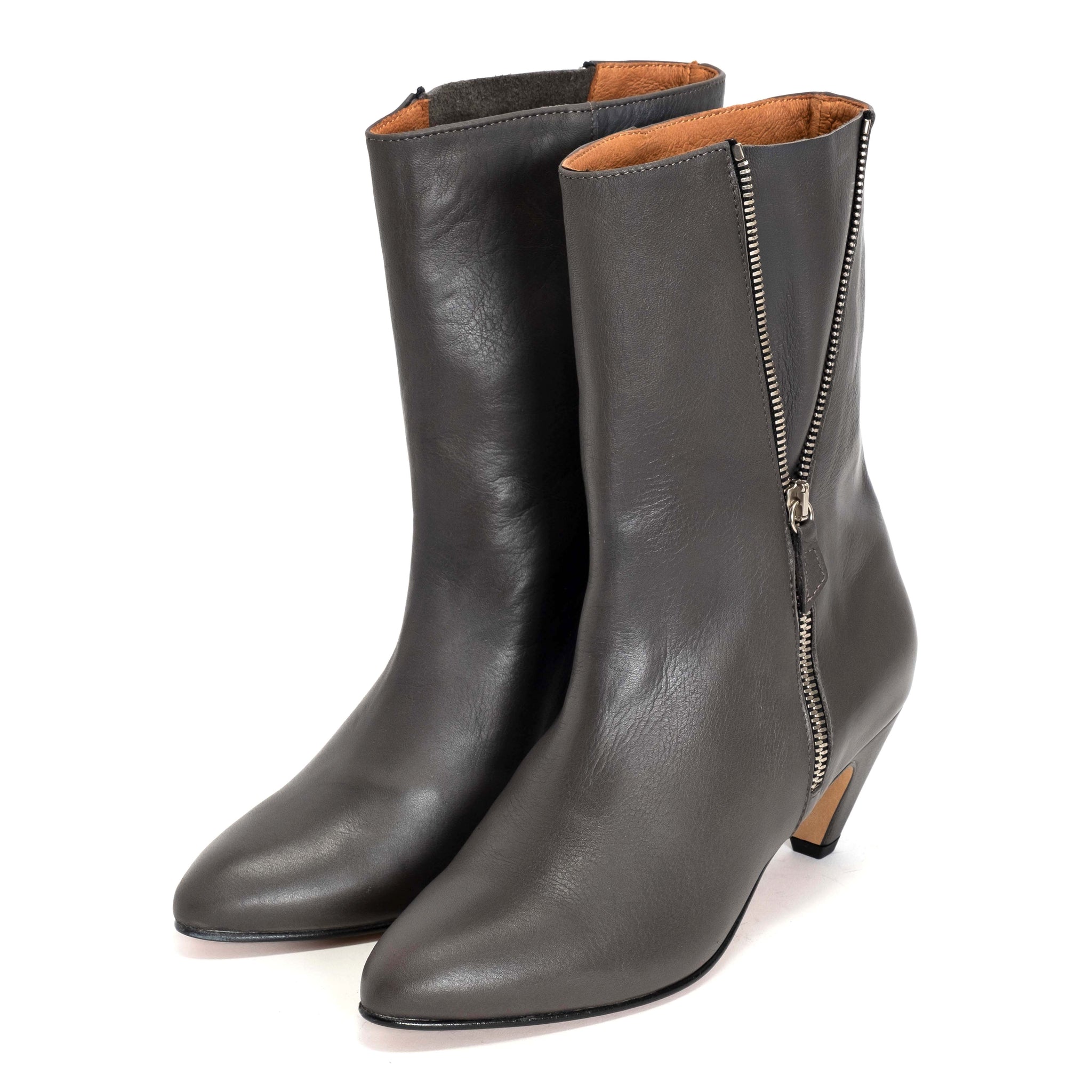 Livianna 50 stiletto Calf nappa Dusty grey - Anonymous Copenhagen