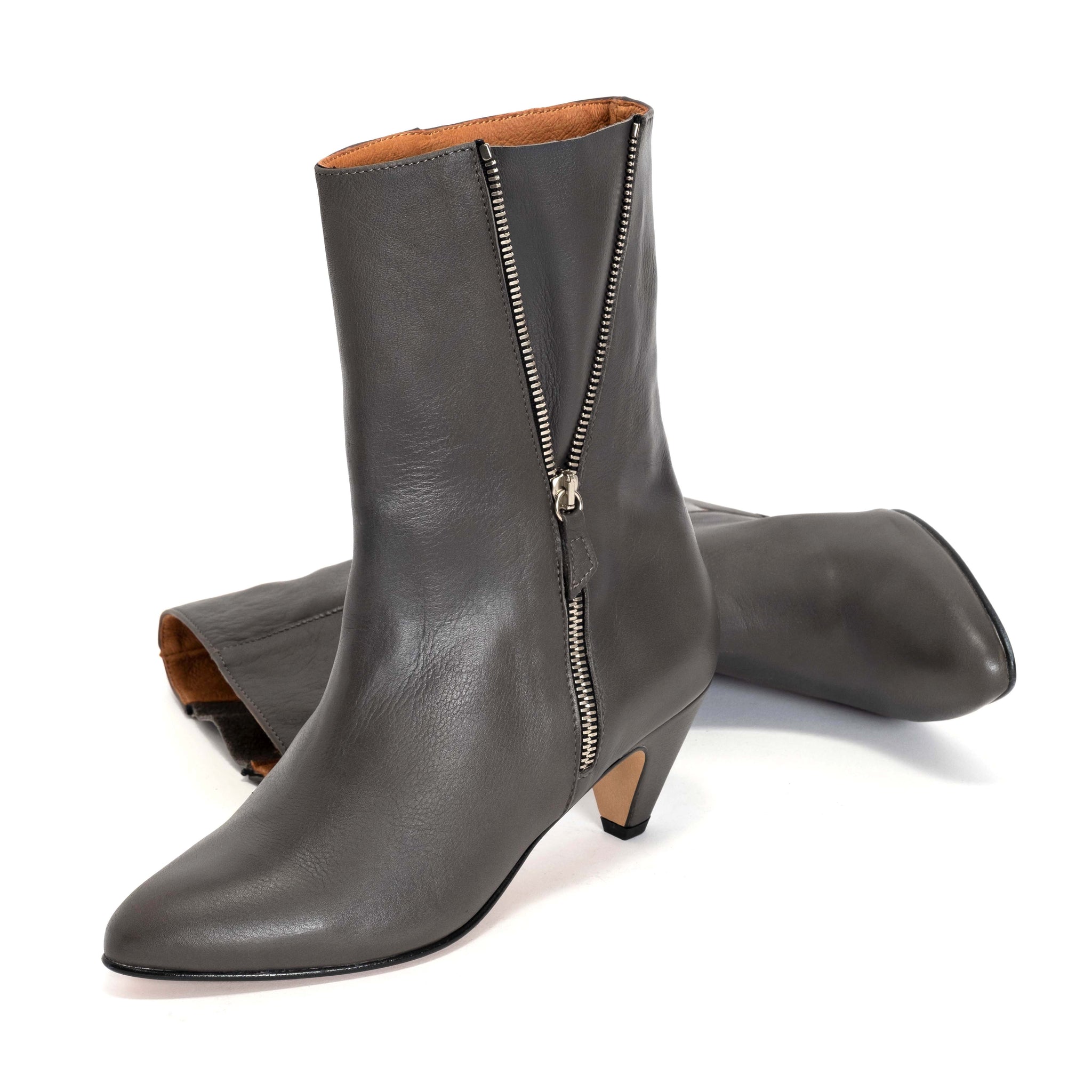 Livianna 50 stiletto Calf nappa Dusty grey - Anonymous Copenhagen