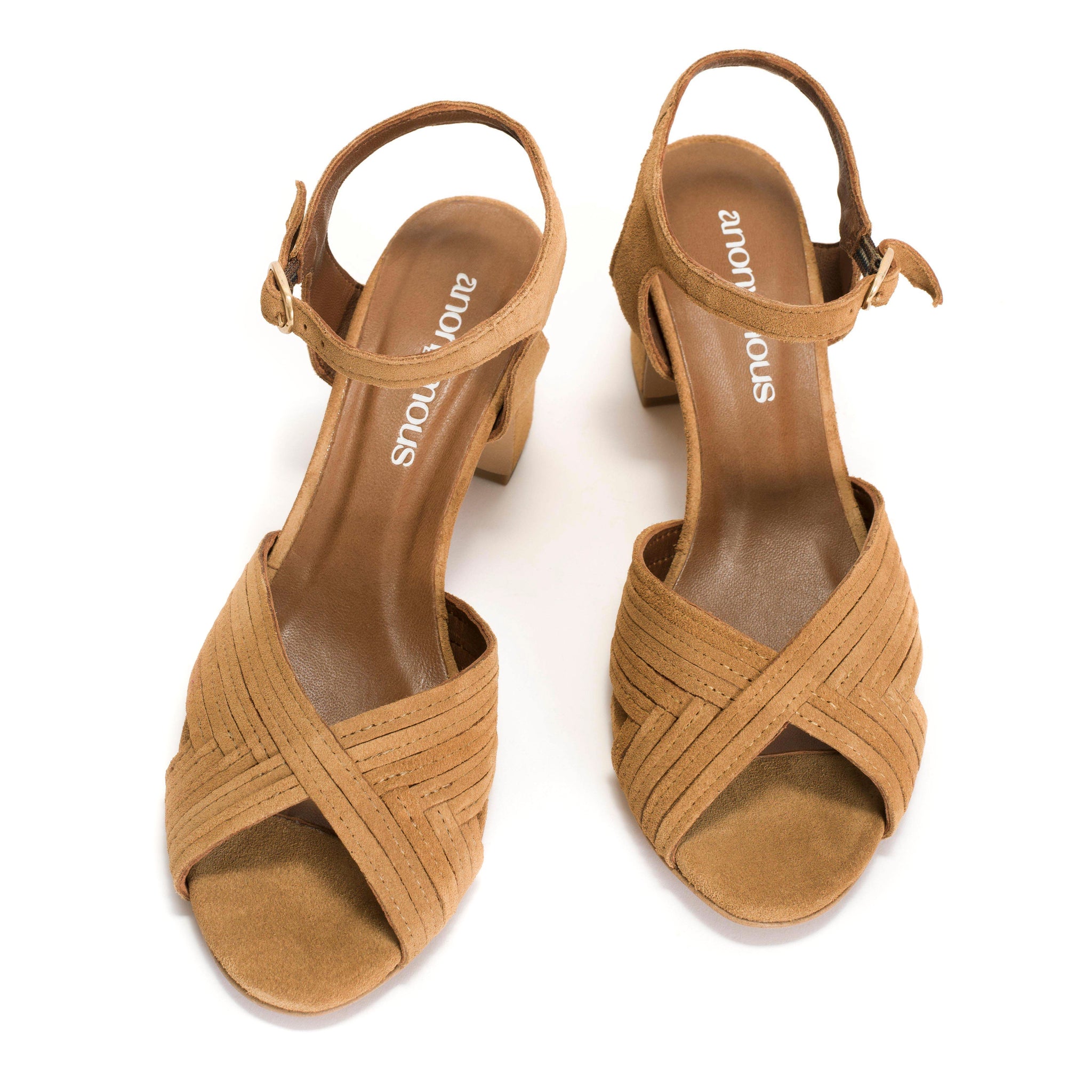 Niabi 50 Calf suede Bamboo brown - Anonymous Copenhagen