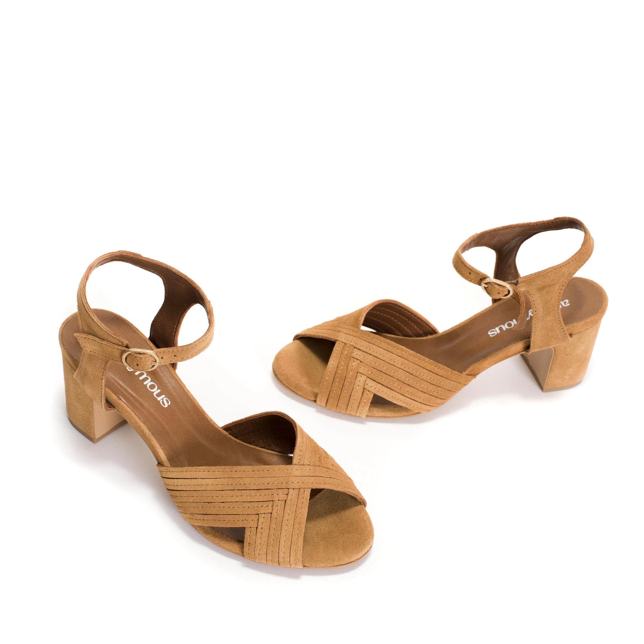 Niabi 50 Calf suede Bamboo brown - Anonymous Copenhagen