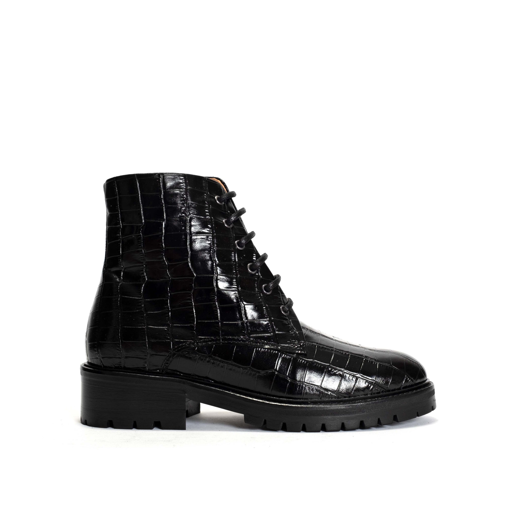 Niobe Calf croco Black - Anonymous Copenhagen