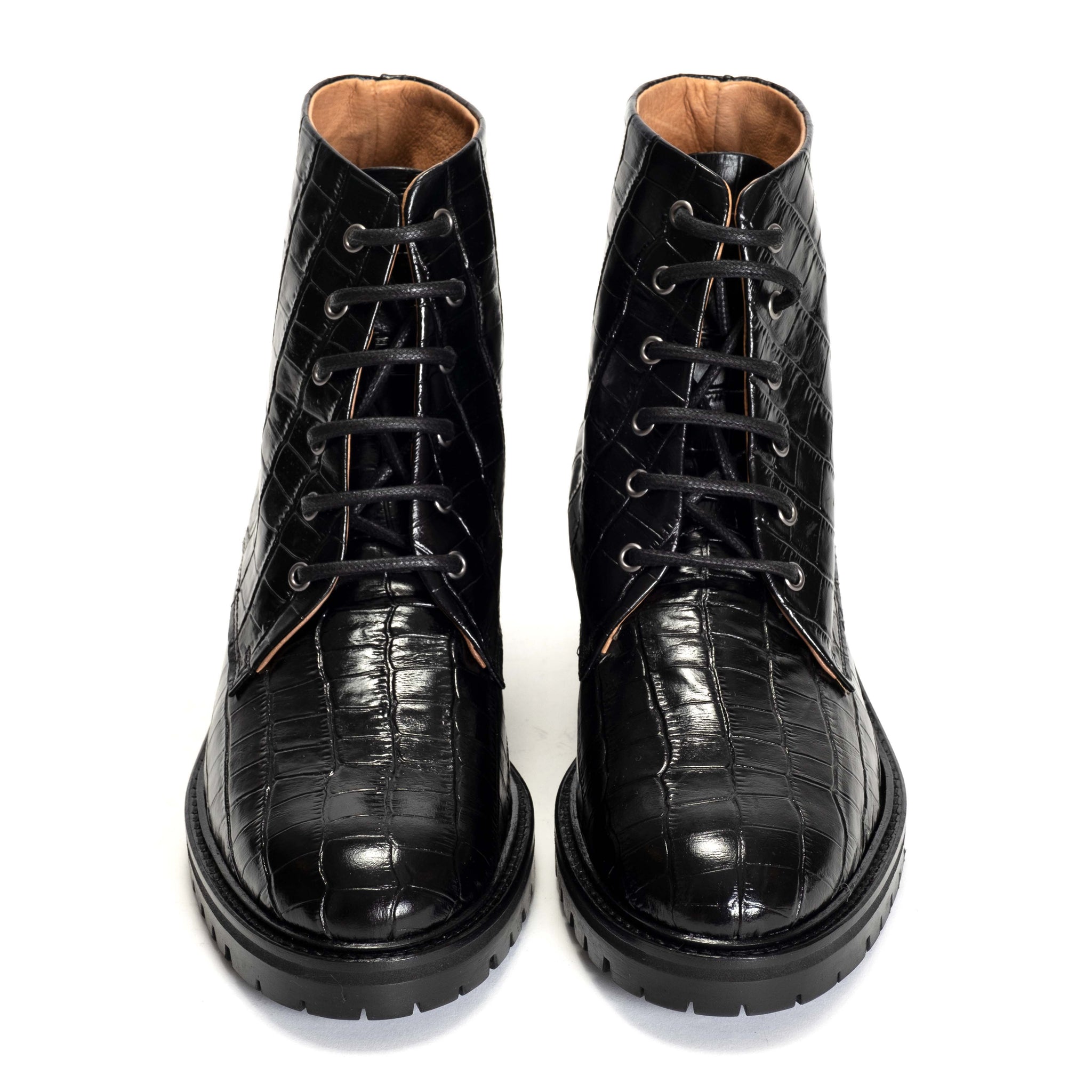 Niobe Calf croco Black - Anonymous Copenhagen