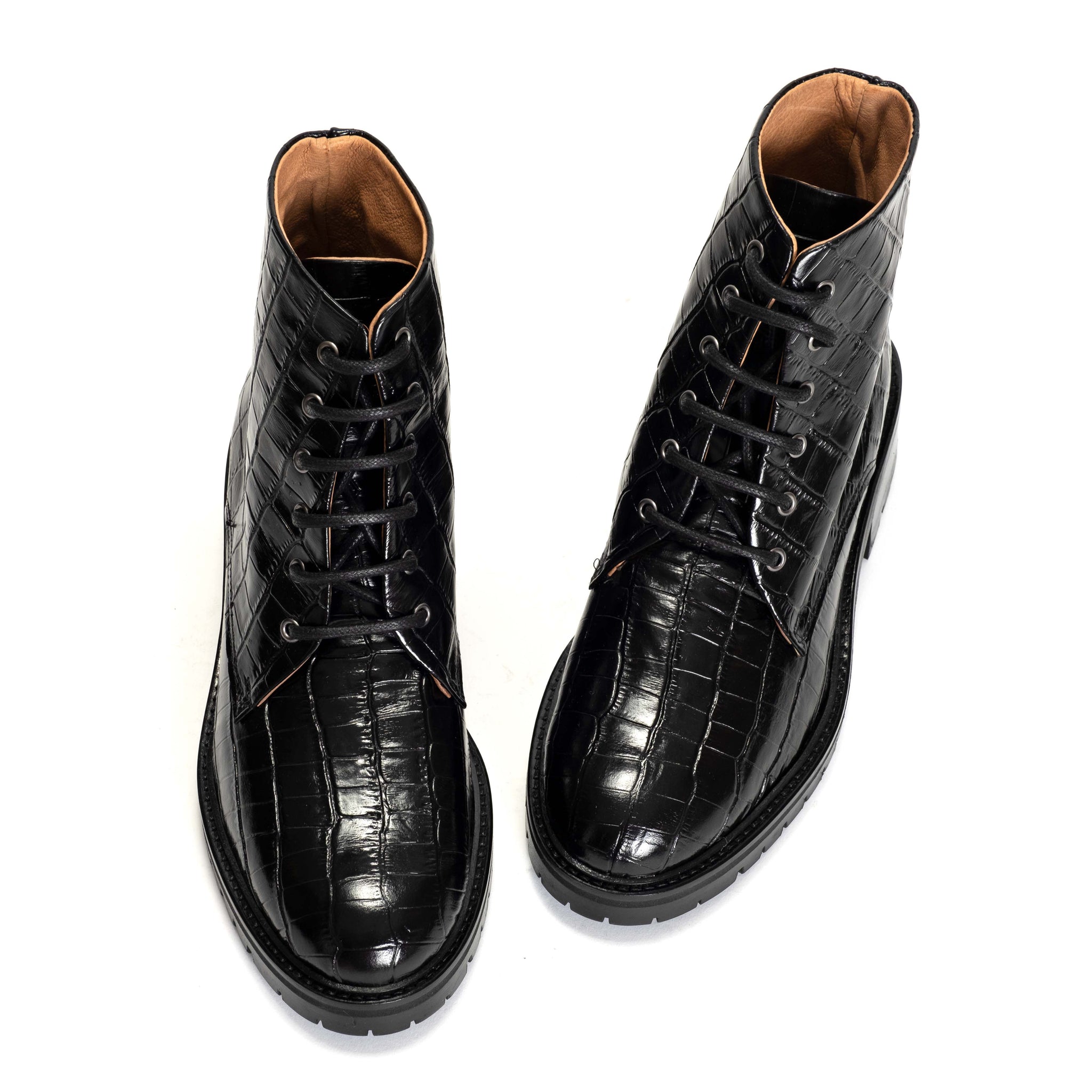 Niobe Calf croco Black - Anonymous Copenhagen