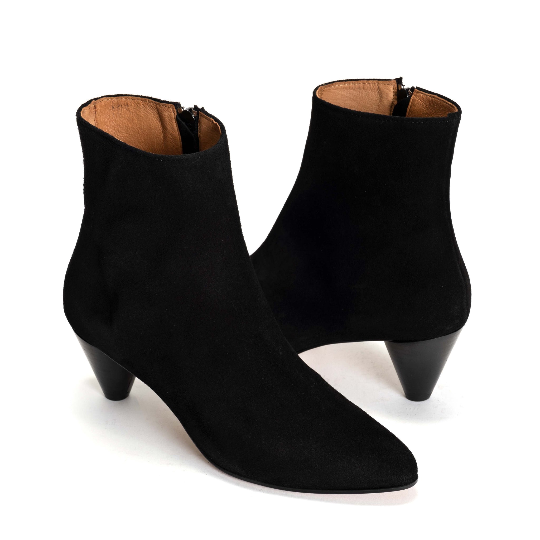 Ulrikka 50 cone Calf suede Black - Anonymous Copenhagen