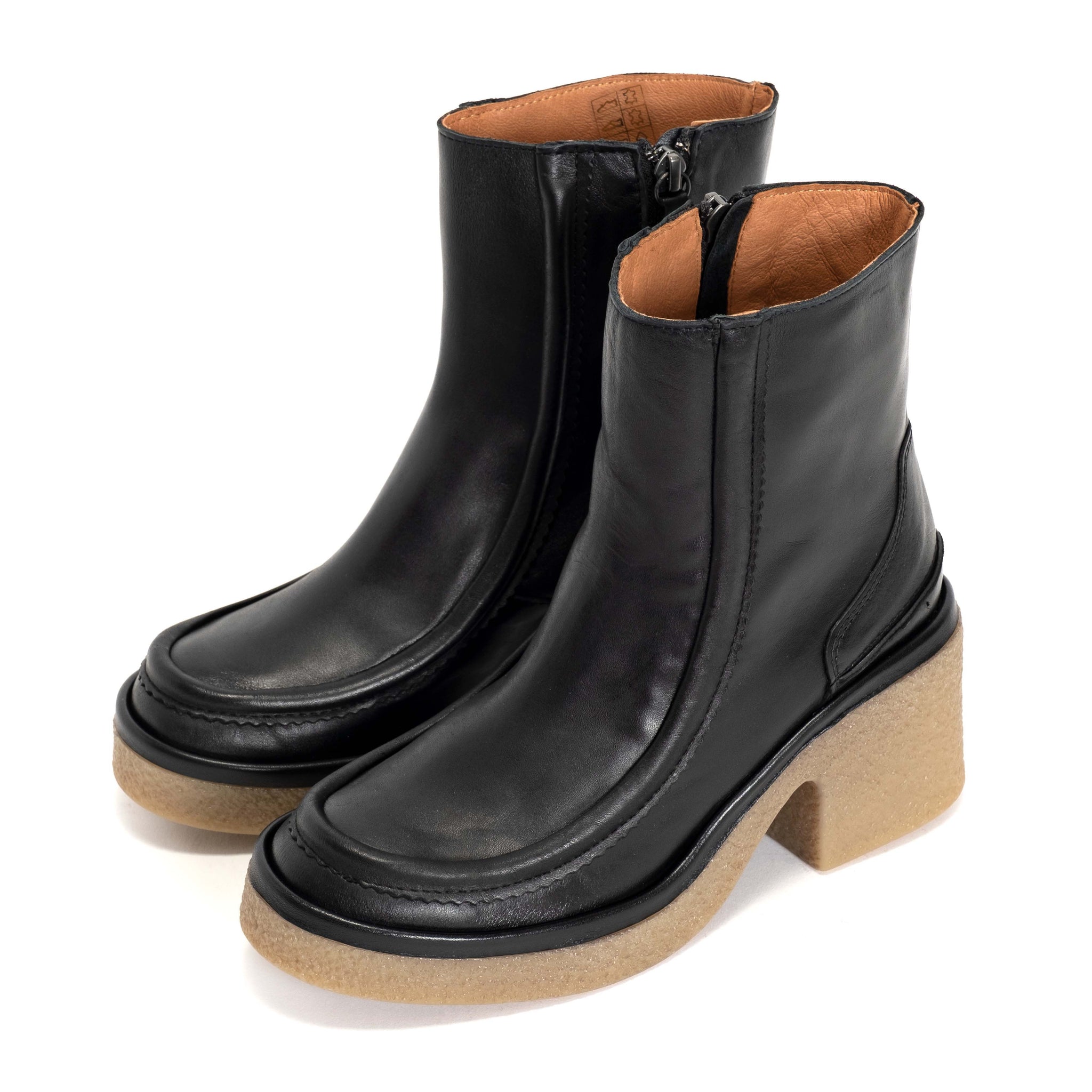 Bambie platform soft calf Black - Anonymous Copenhagen
