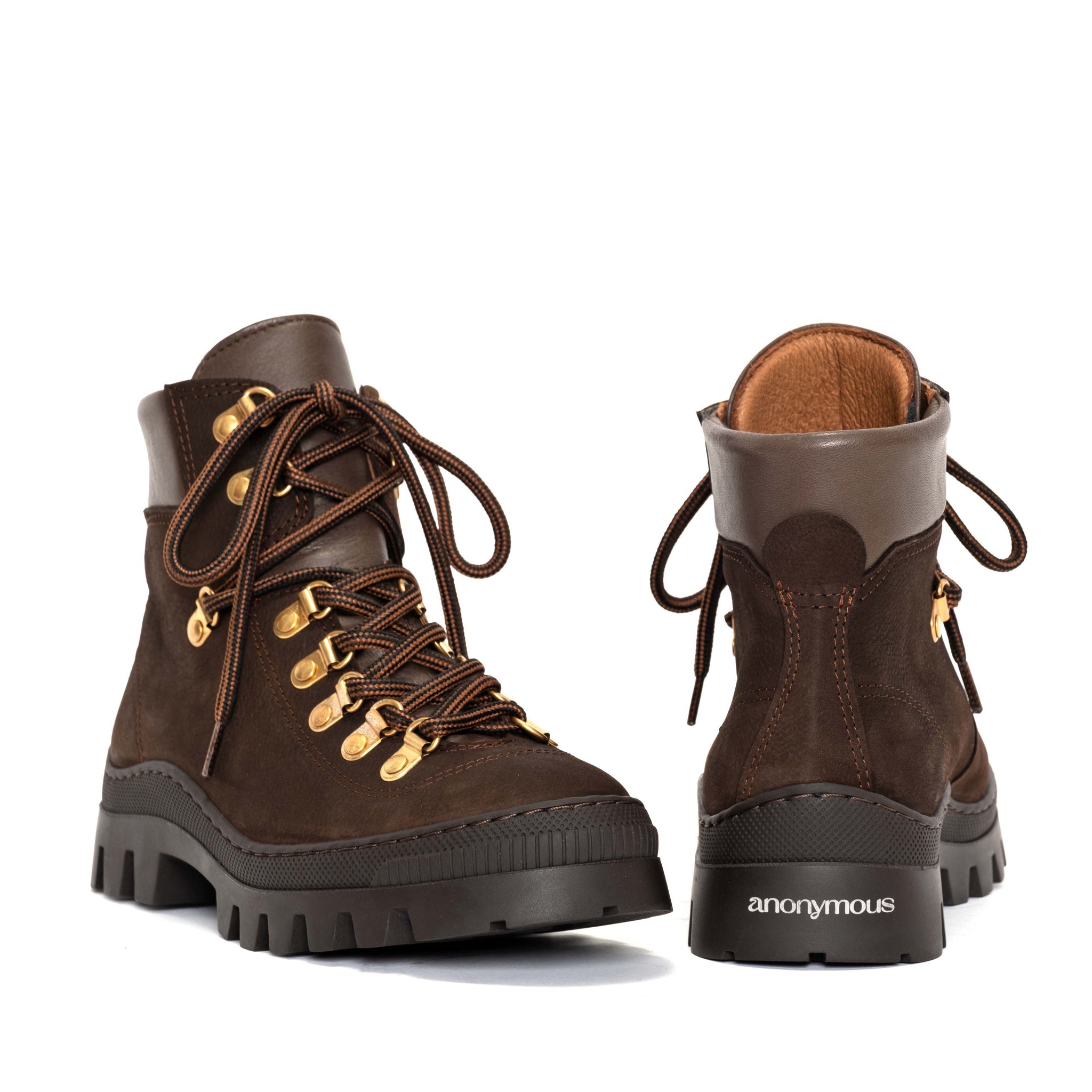 Ted Calf nubuck Coffee brown - Anonymous Copenhagen
