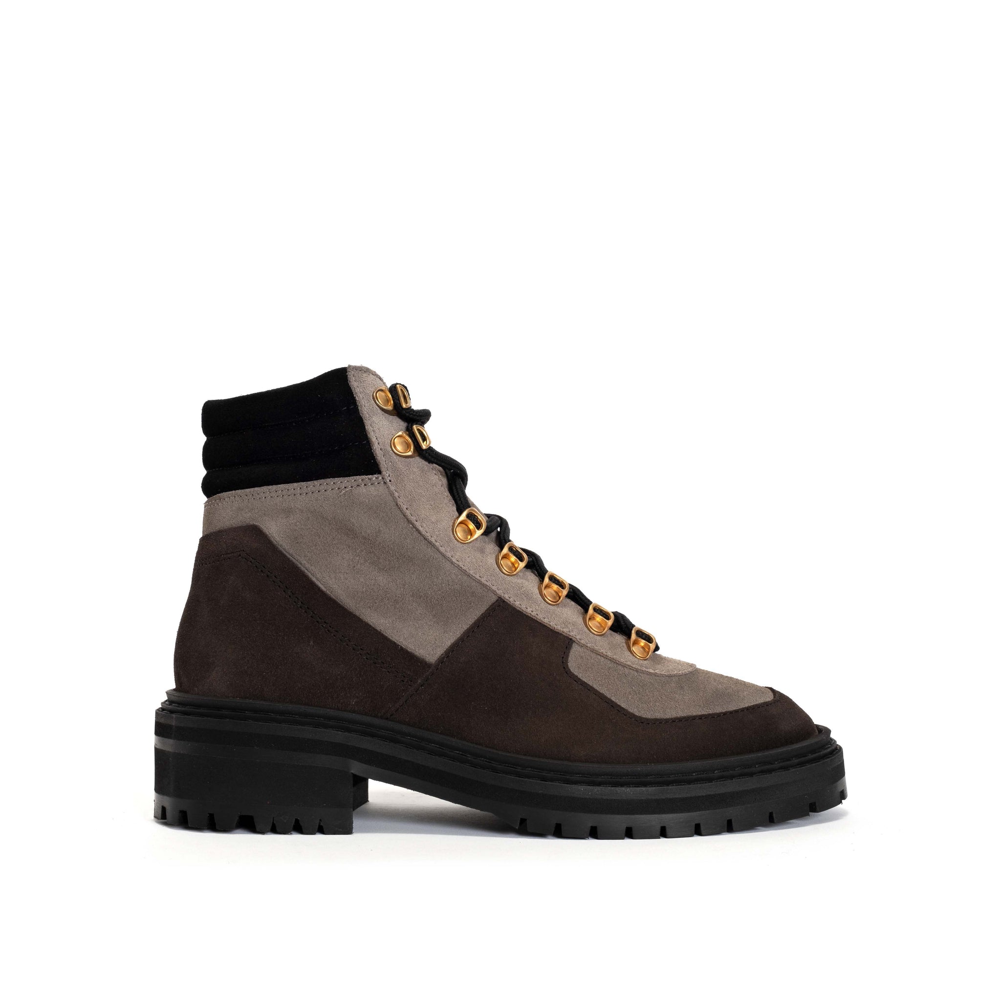 Tekka 30 Calf suede Shark grey, Mushroom & Off white - Anonymous Copenhagen