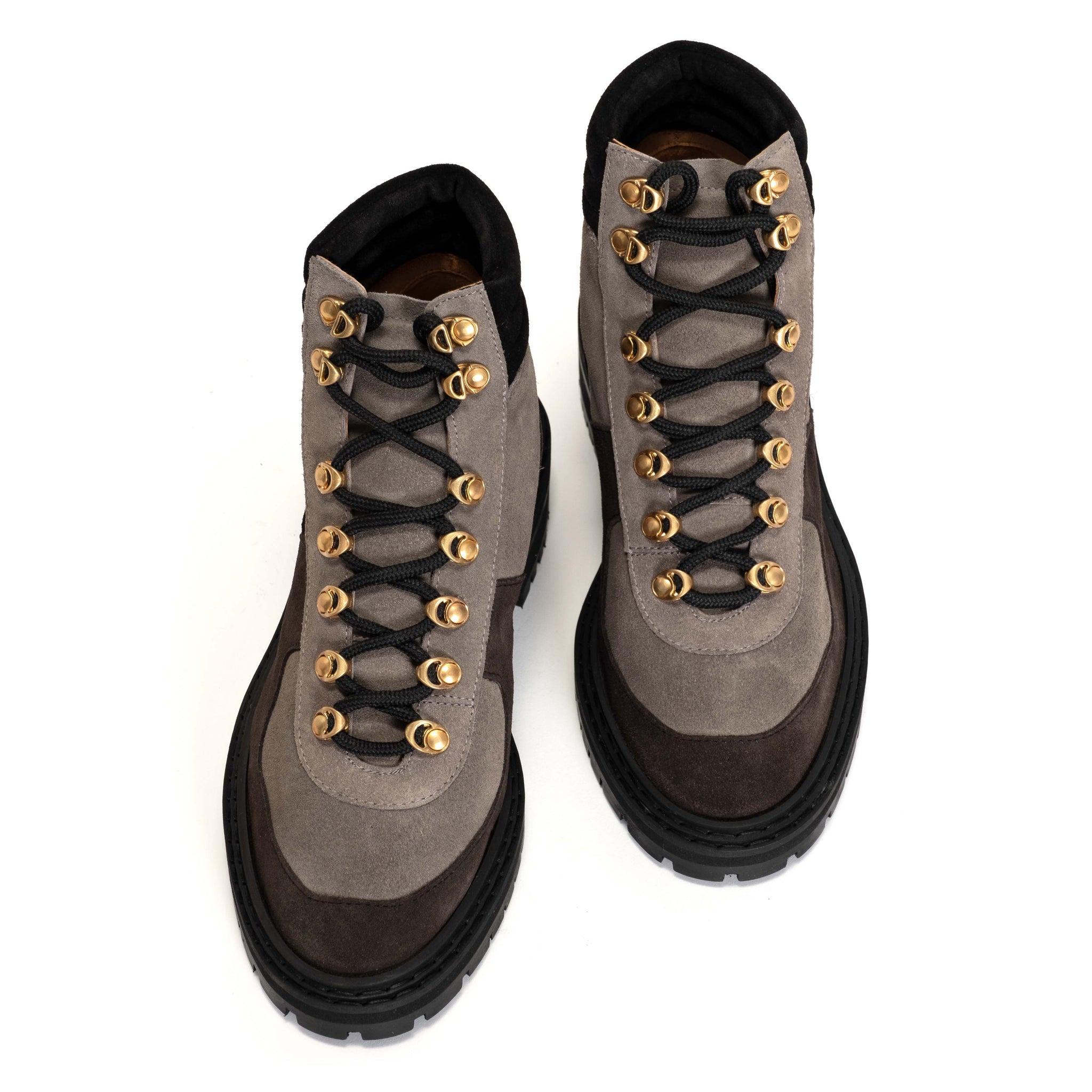 Tekka 30 Calf suede Shark grey, Mushroom & Off white - Anonymous Copenhagen
