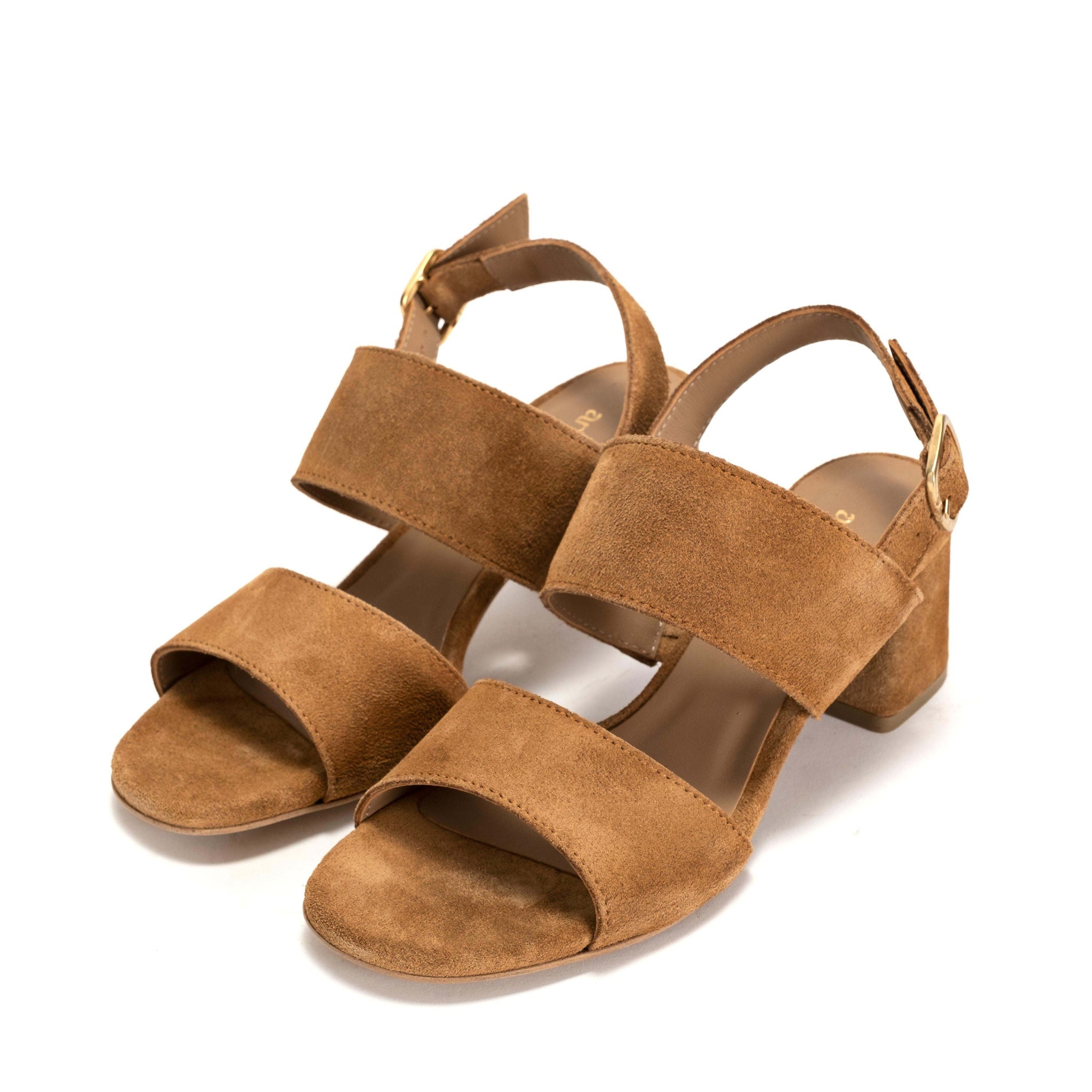 Belinda 55 Calf Suede Bamboo Brown - Anonymous Copenhagen