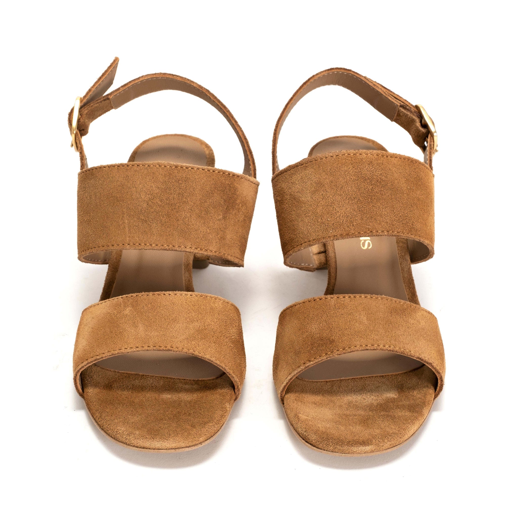 Belinda 55 Calf Suede Bamboo Brown - Anonymous Copenhagen