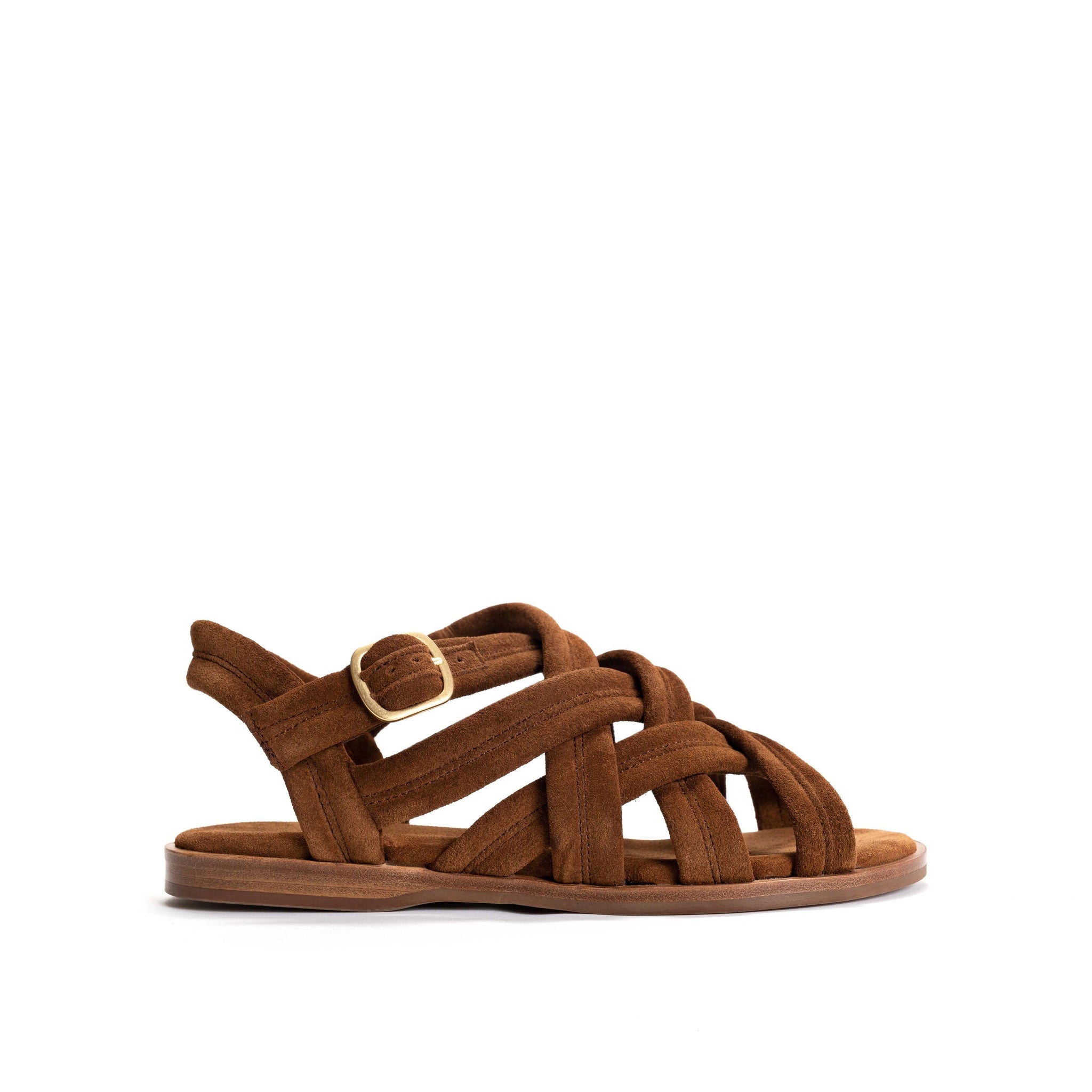 Betty 10 Calf suede Chestnut - Anonymous Copenhagen