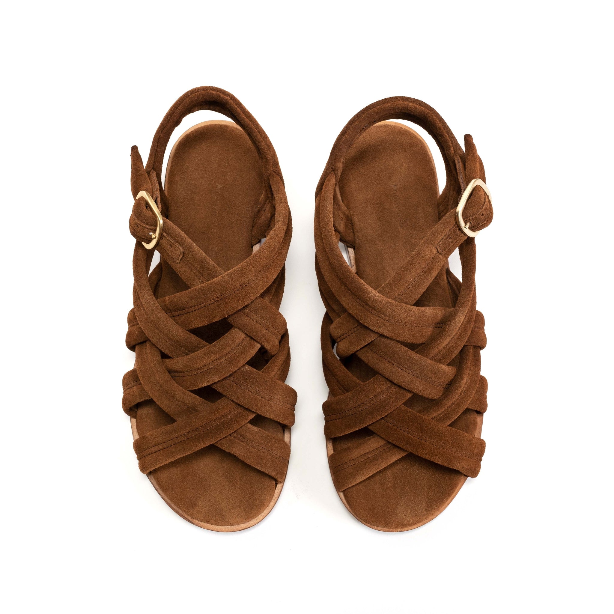 Betty 10 Calf suede Chestnut - Anonymous Copenhagen