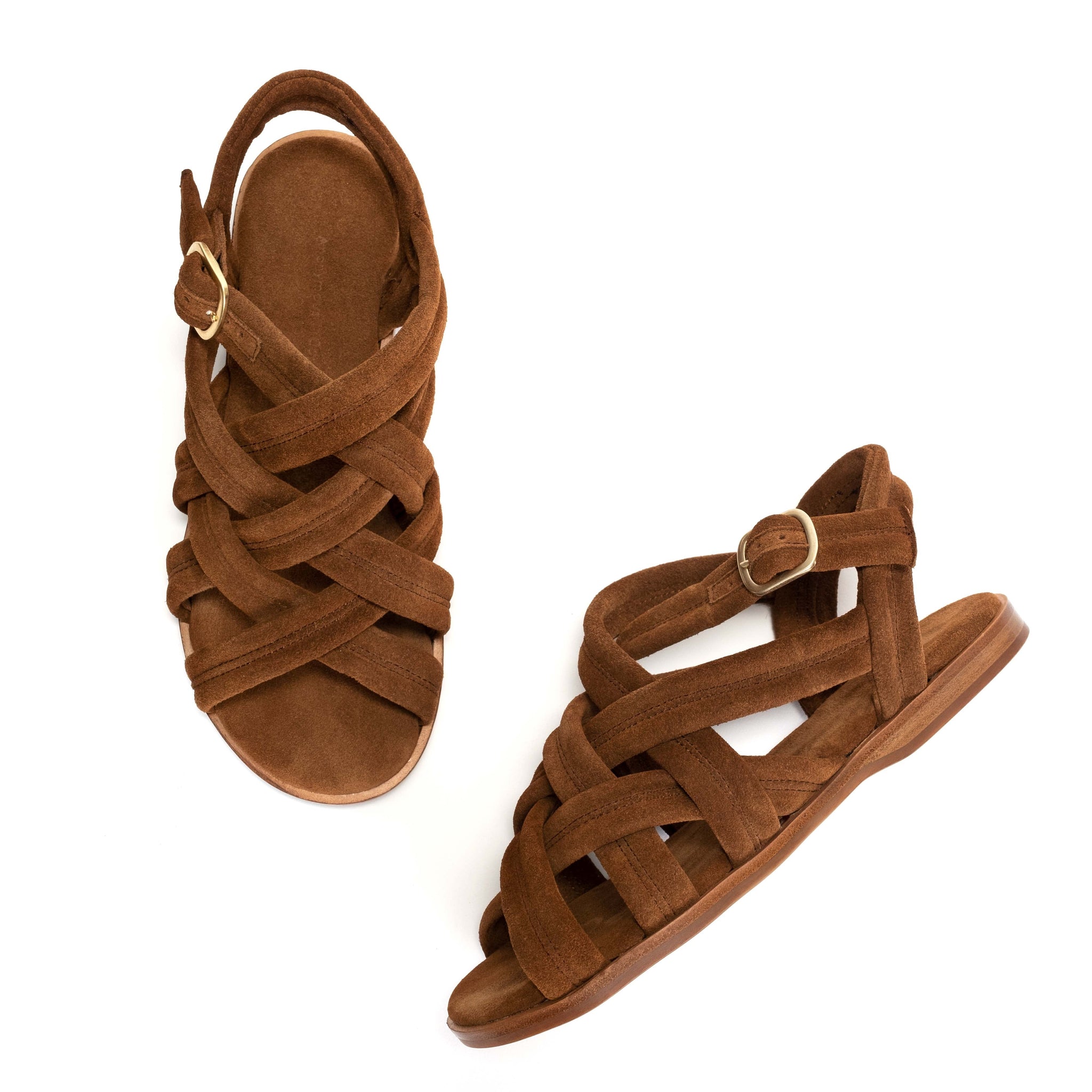 Betty 10 Calf suede Chestnut - Anonymous Copenhagen
