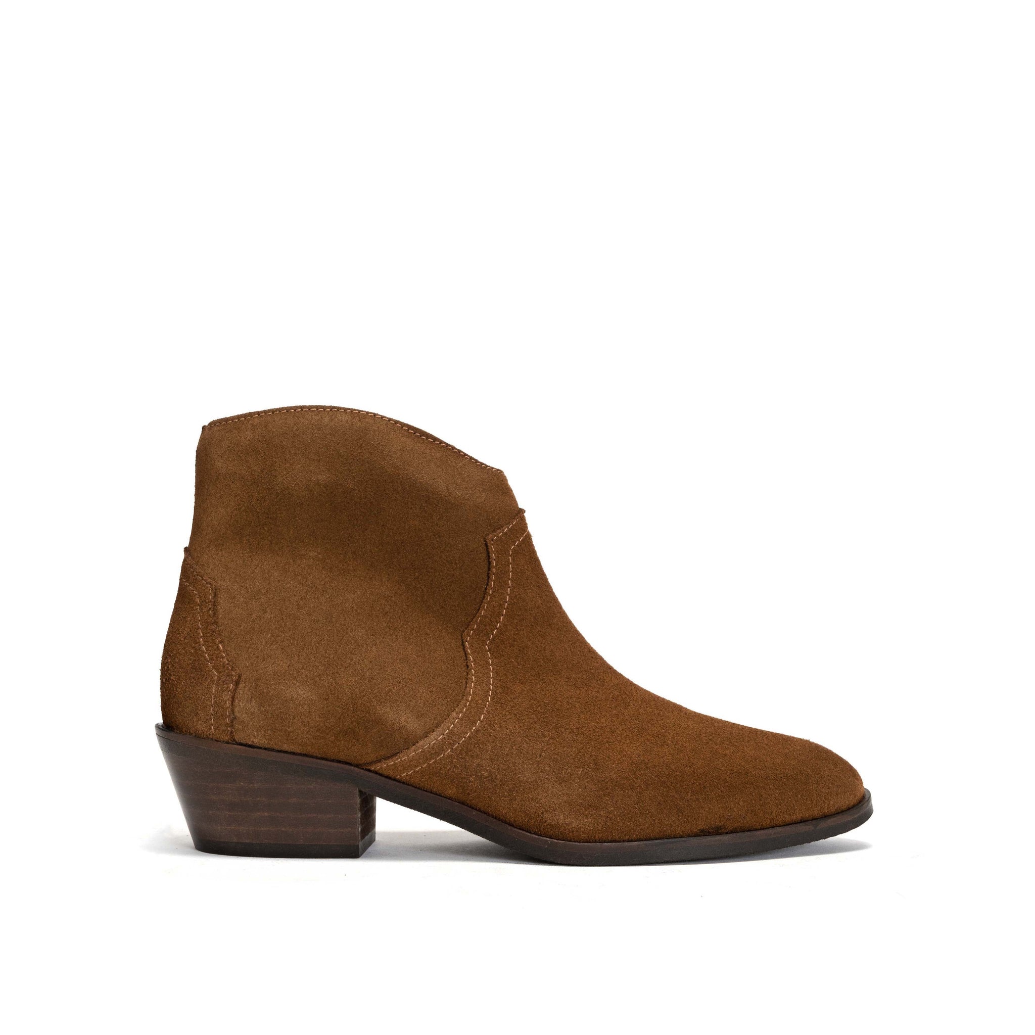 Fiona 35 Calf suede Cinnamon - Anonymous Copenhagen