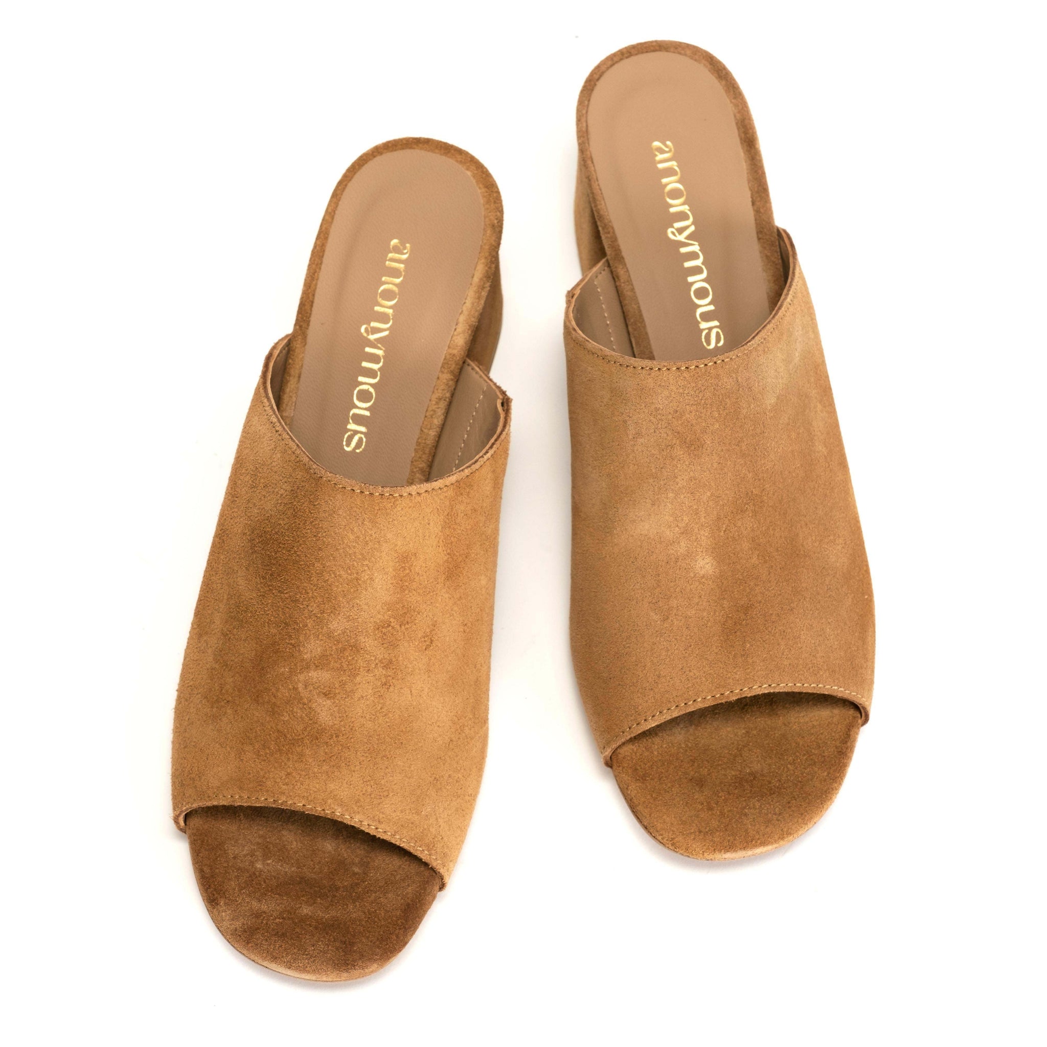 Horizon Calf Suede Bamboo Brown - Anonymous Copenhagen