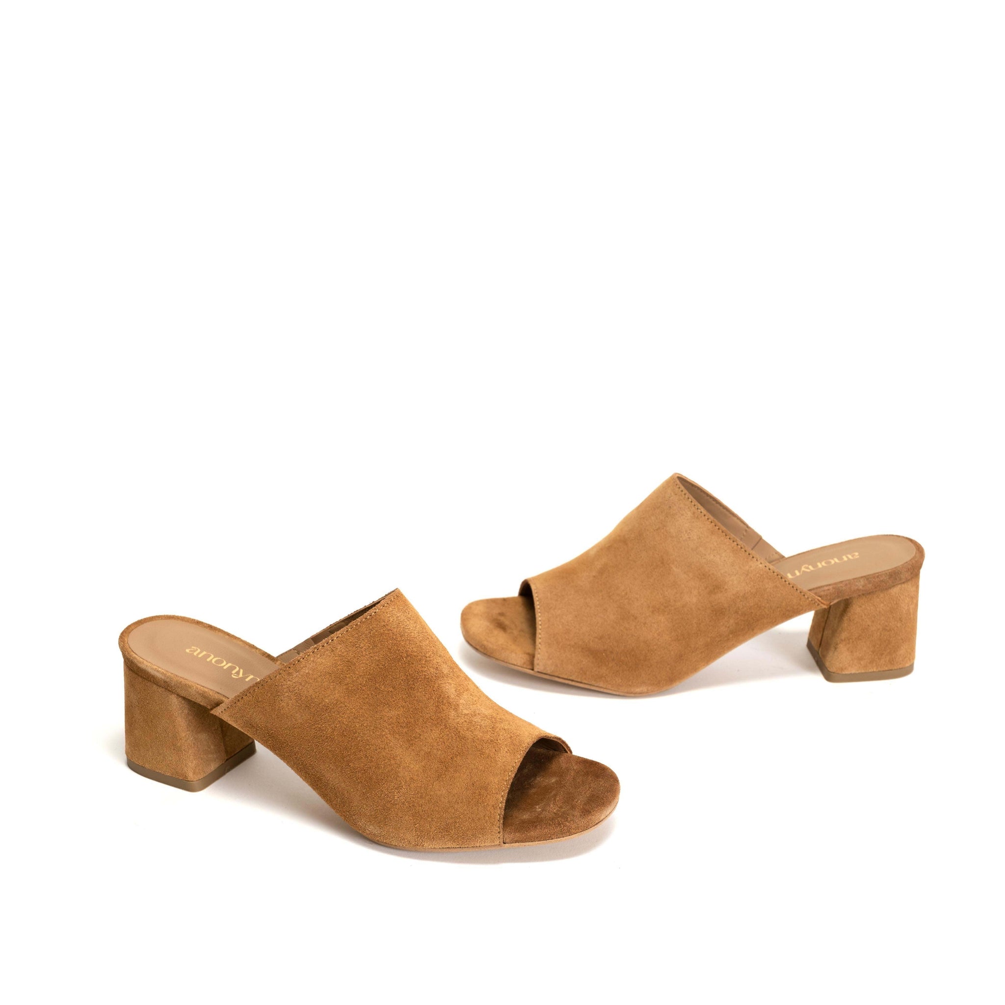 Horizon Calf Suede Bamboo Brown - Anonymous Copenhagen