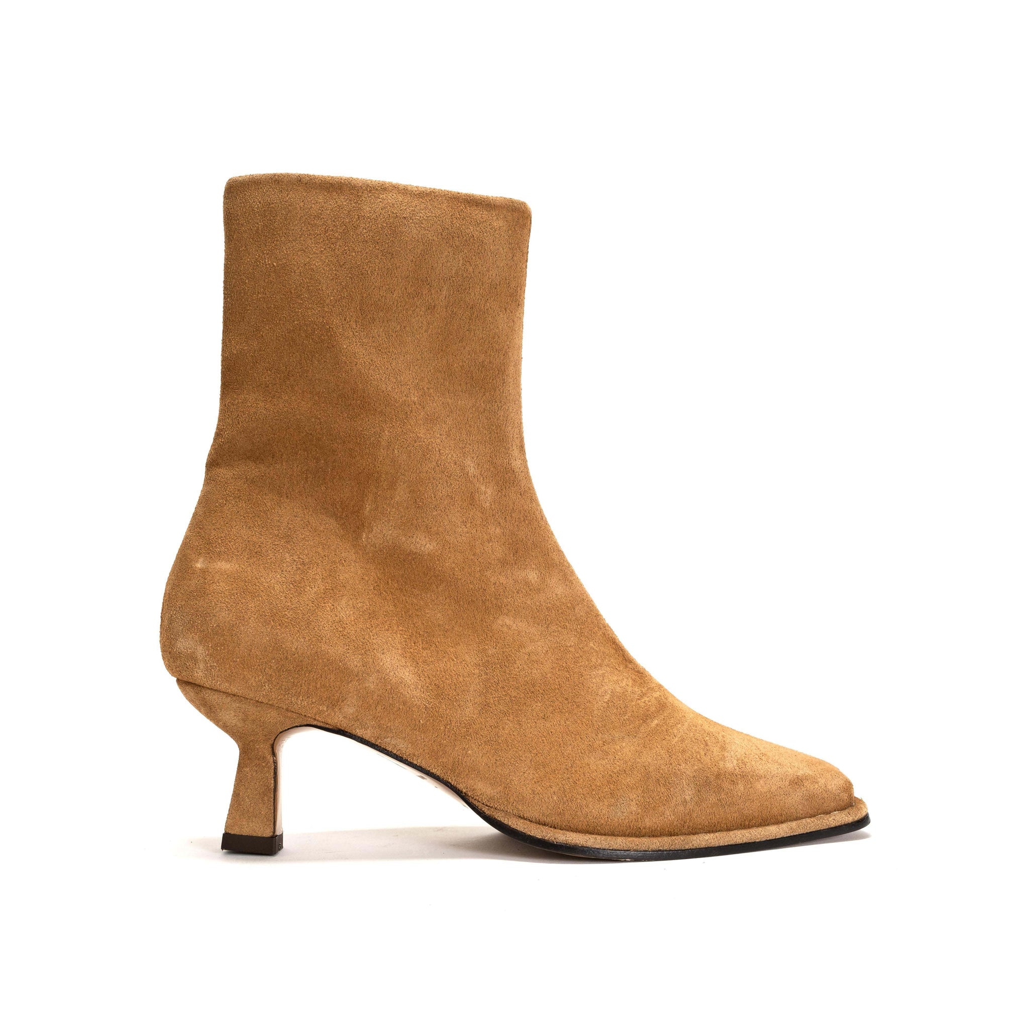Lannie Calf suede Bamboo brown - Anonymous Copenhagen