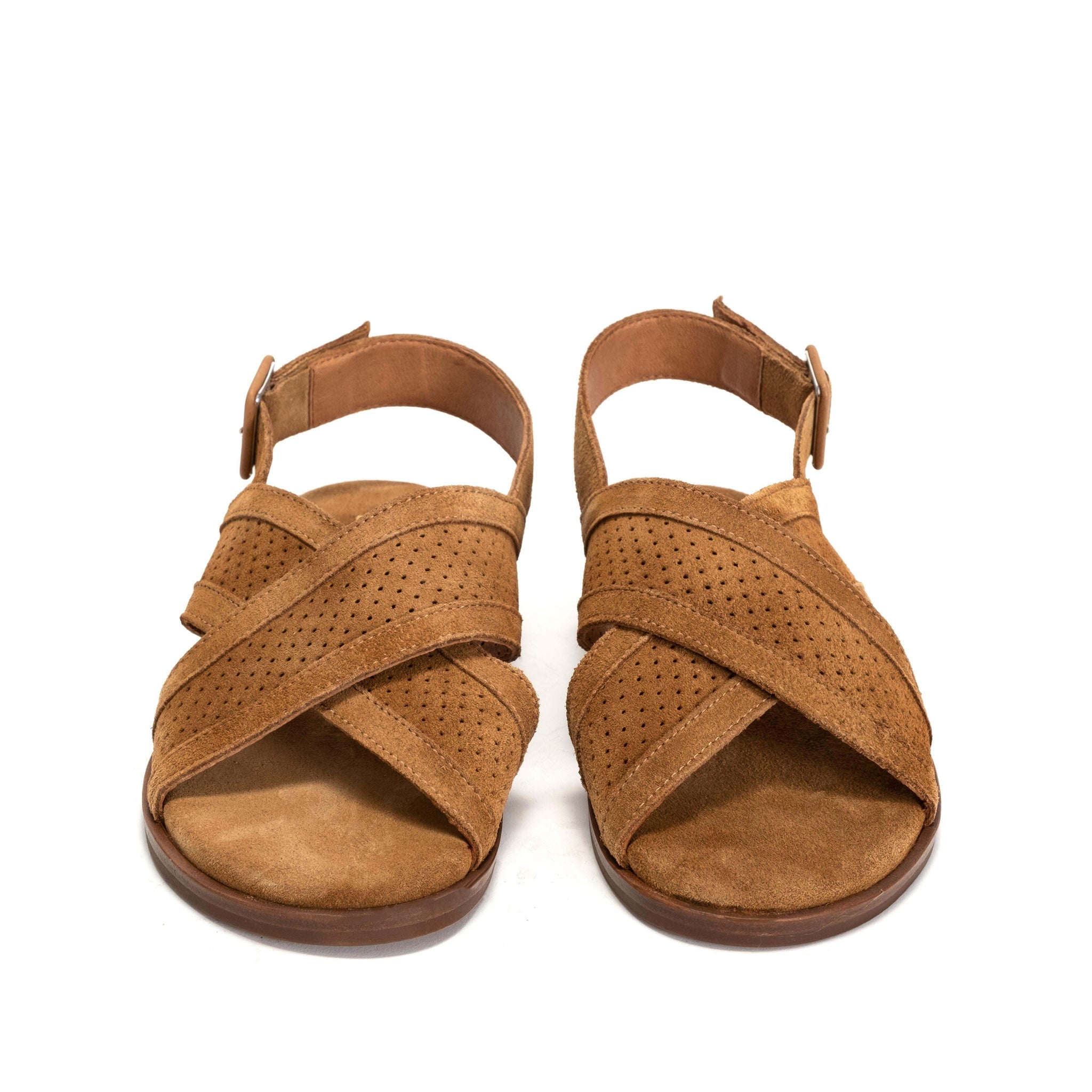 Leila 10 Calf Suede Bamboo Brown - Anonymous Copenhagen