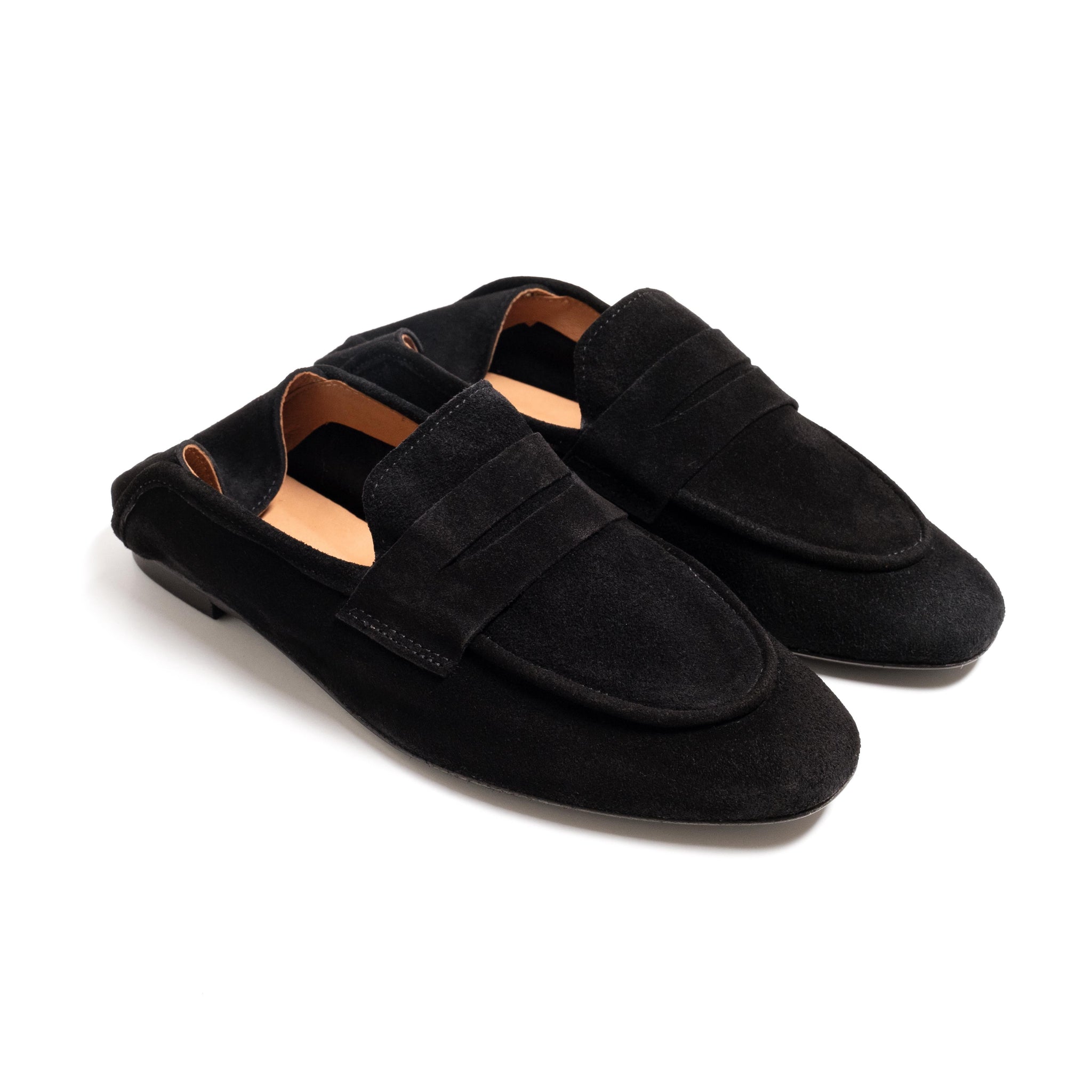 Lindsay Calf suede Black - Anonymous Copenhagen