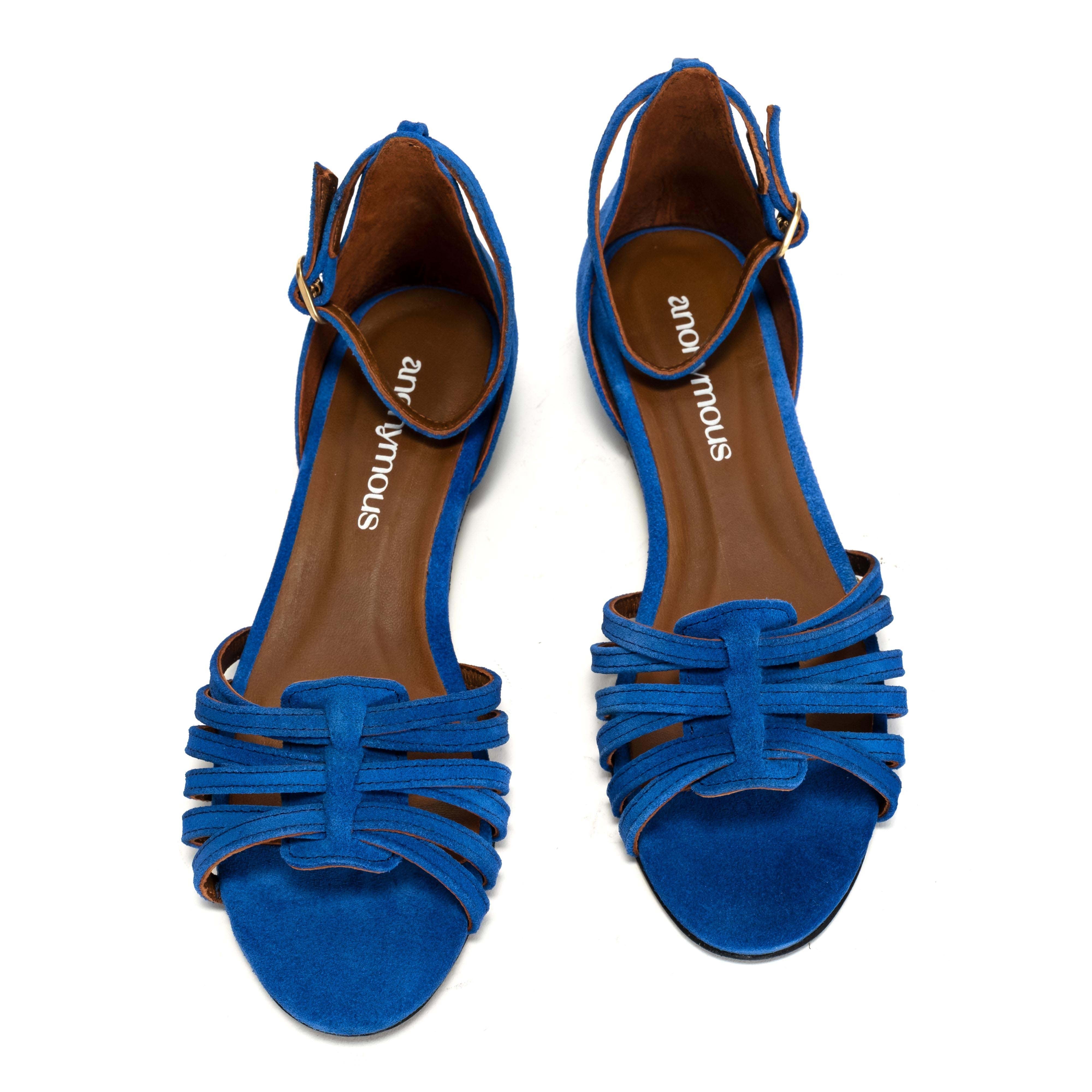 Mareike Calf suede Electric blue | Anonymous Copenhagen Official Online ...