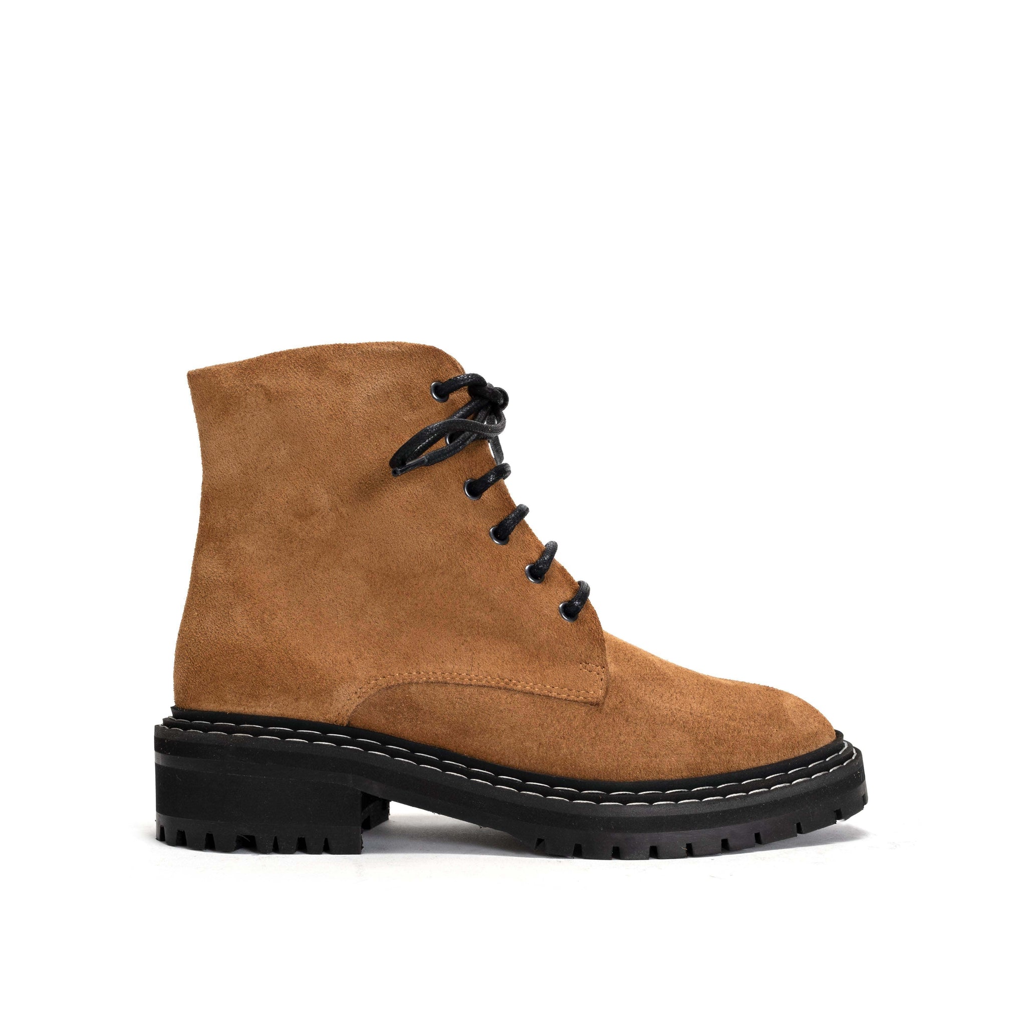 Niobe calf suede bamboo Brown - Anonymous Copenhagen