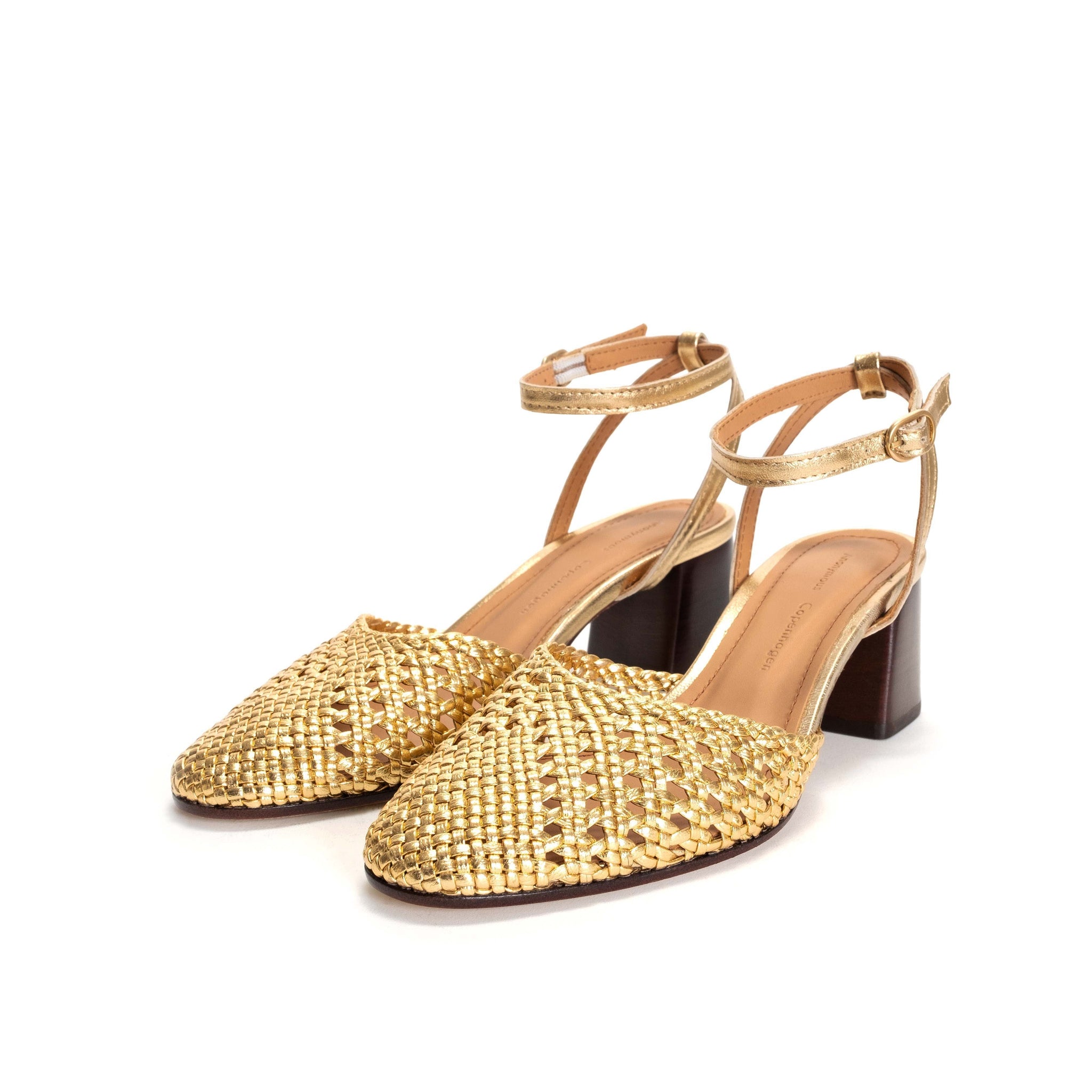 Senara 55 Hand-braided leather Gold - Anonymous Copenhagen