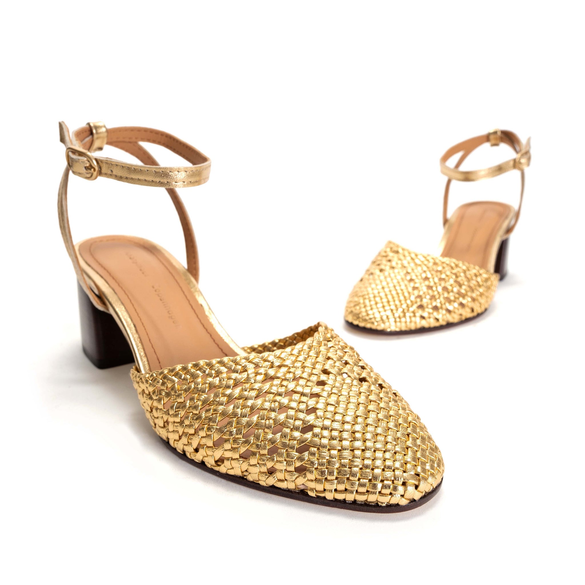 Senara 55 Hand-braided leather Gold - Anonymous Copenhagen