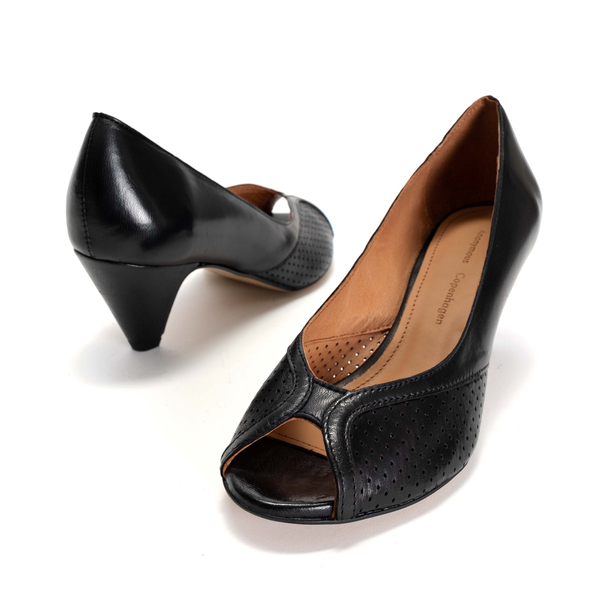 Stiletto Shiny lamb Black Anonymous Copenhagen Online Store