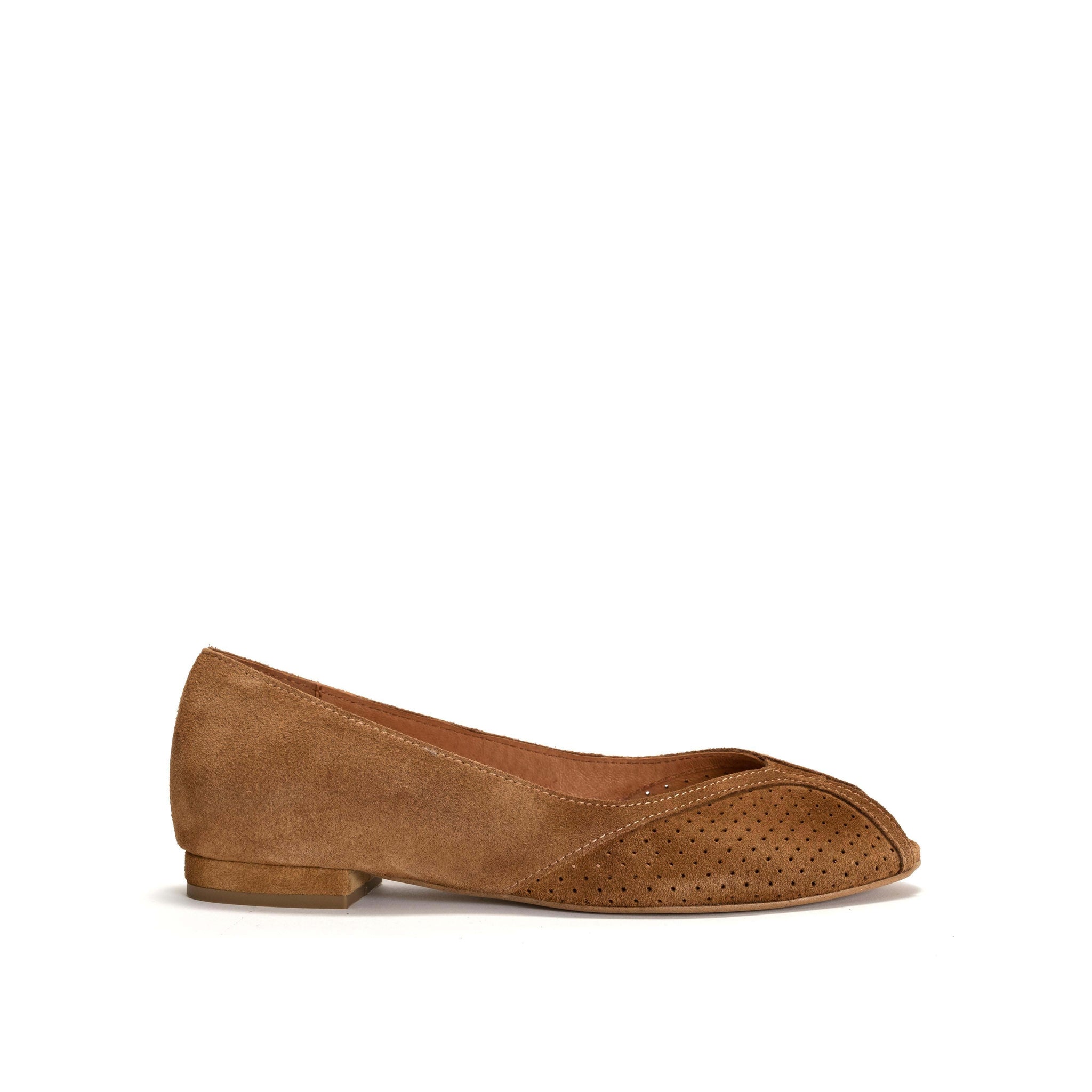 Tiffy Calf Suede Bamboo Brown - Anonymous Copenhagen