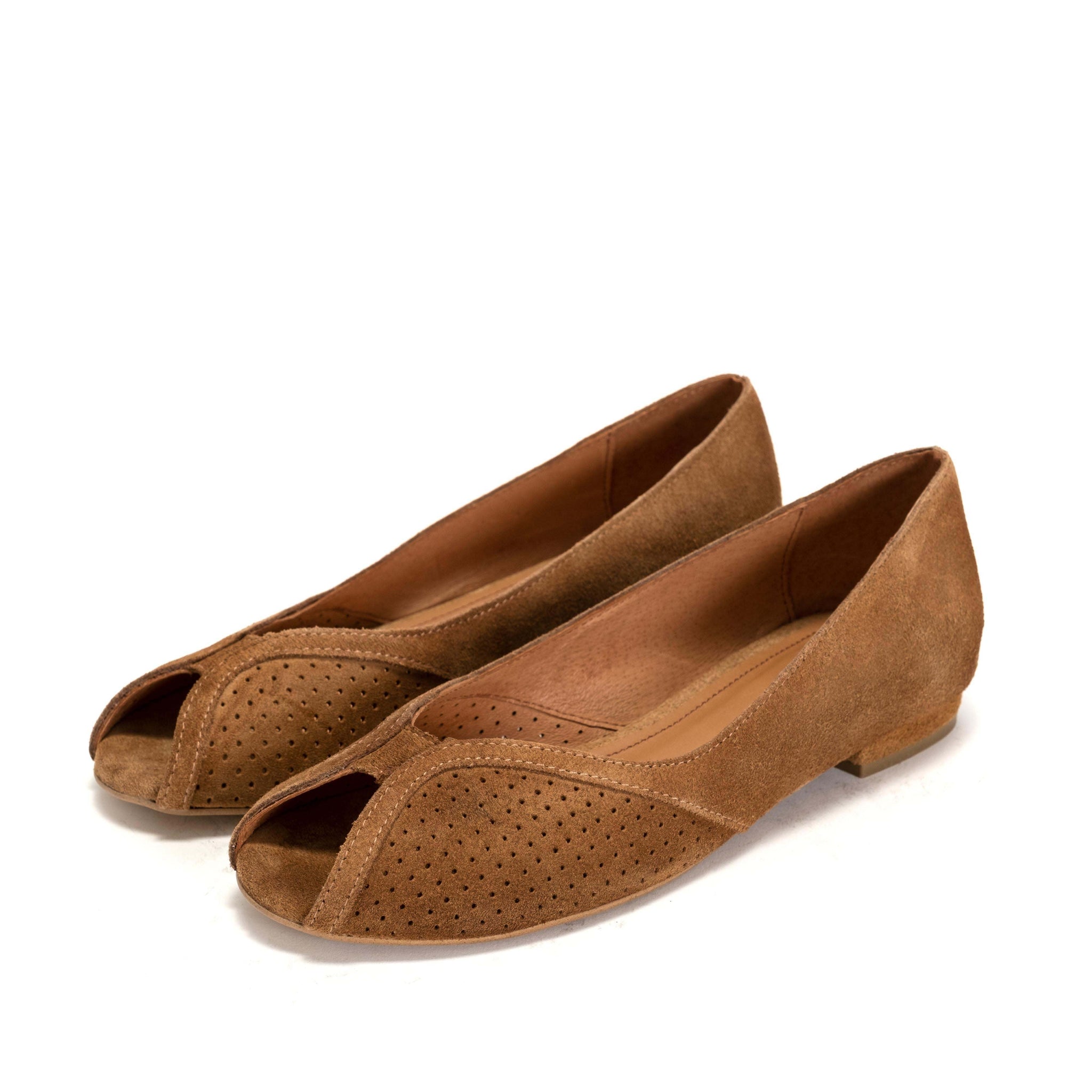 Tiffy Calf Suede Bamboo Brown - Anonymous Copenhagen