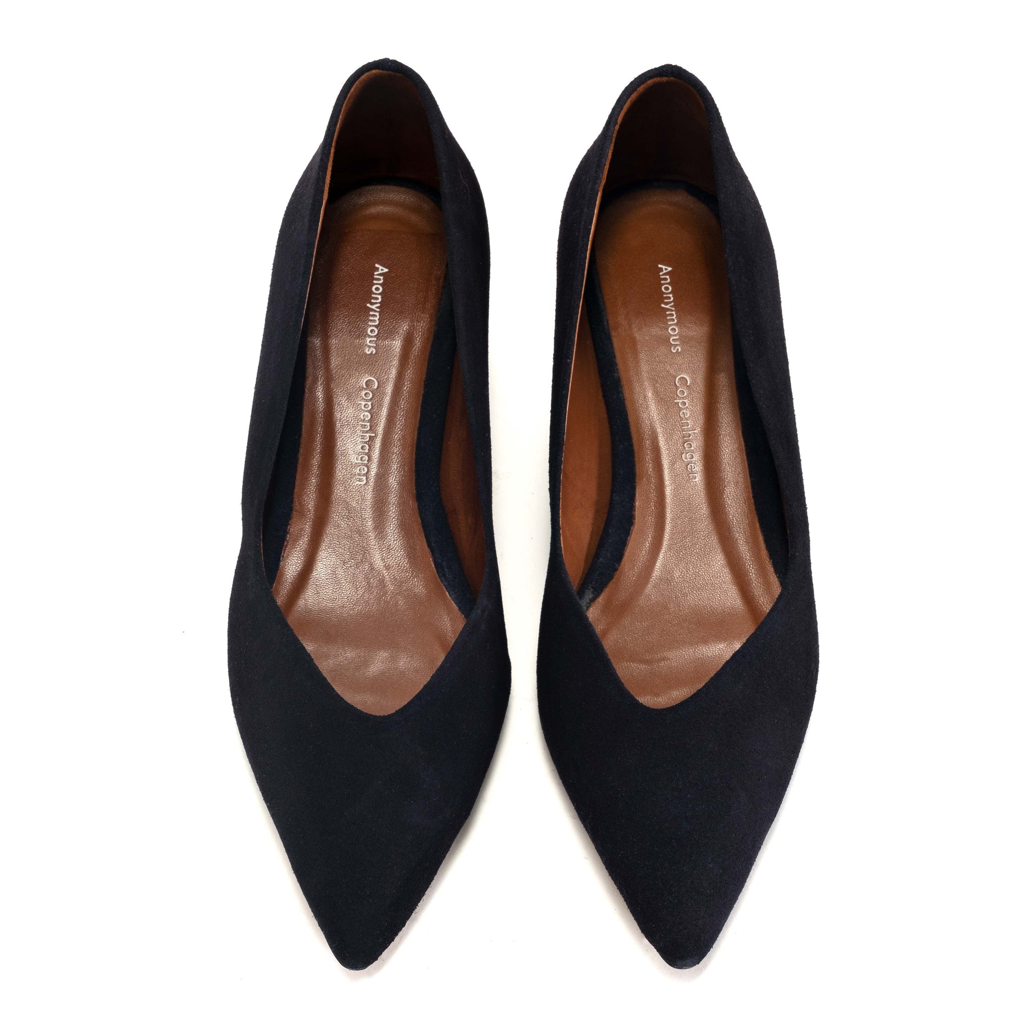 Trini 40 Calf Suede Dark Blue - Anonymous Copenhagen