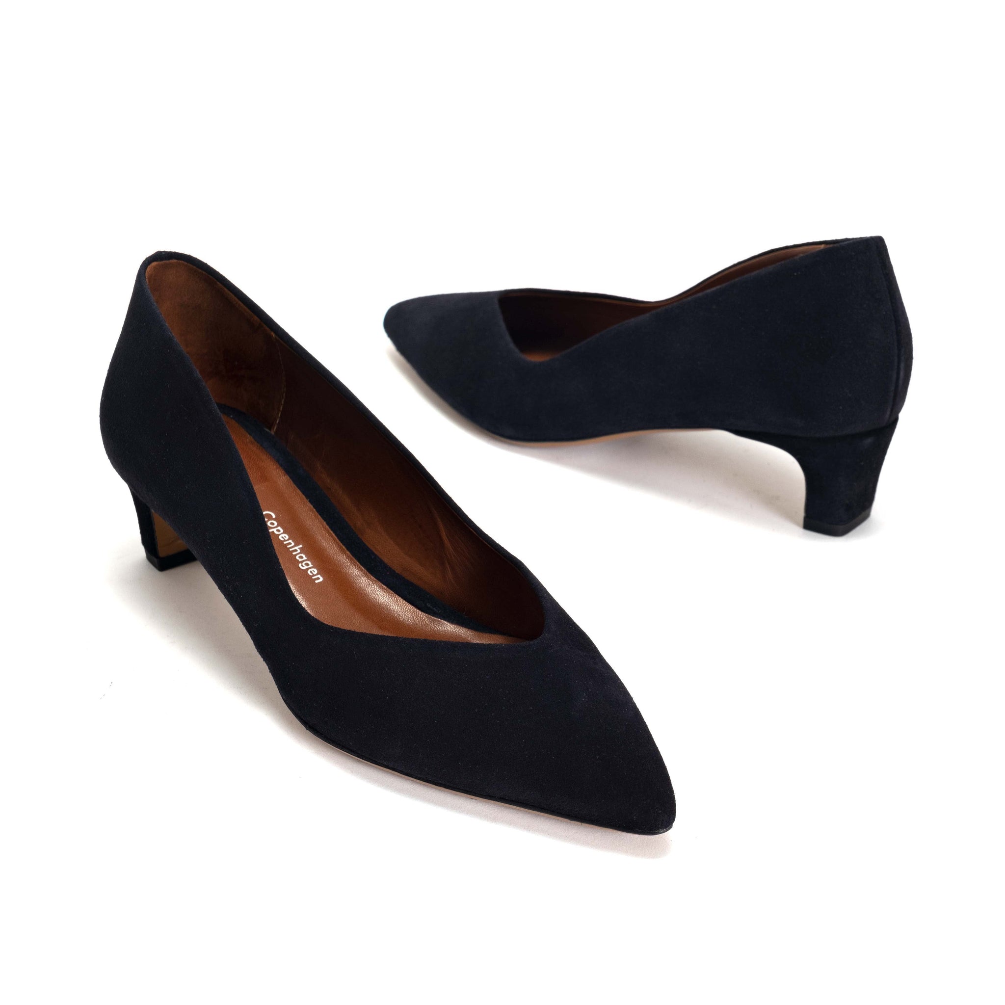 Trini 40 Calf Suede Dark Blue - Anonymous Copenhagen