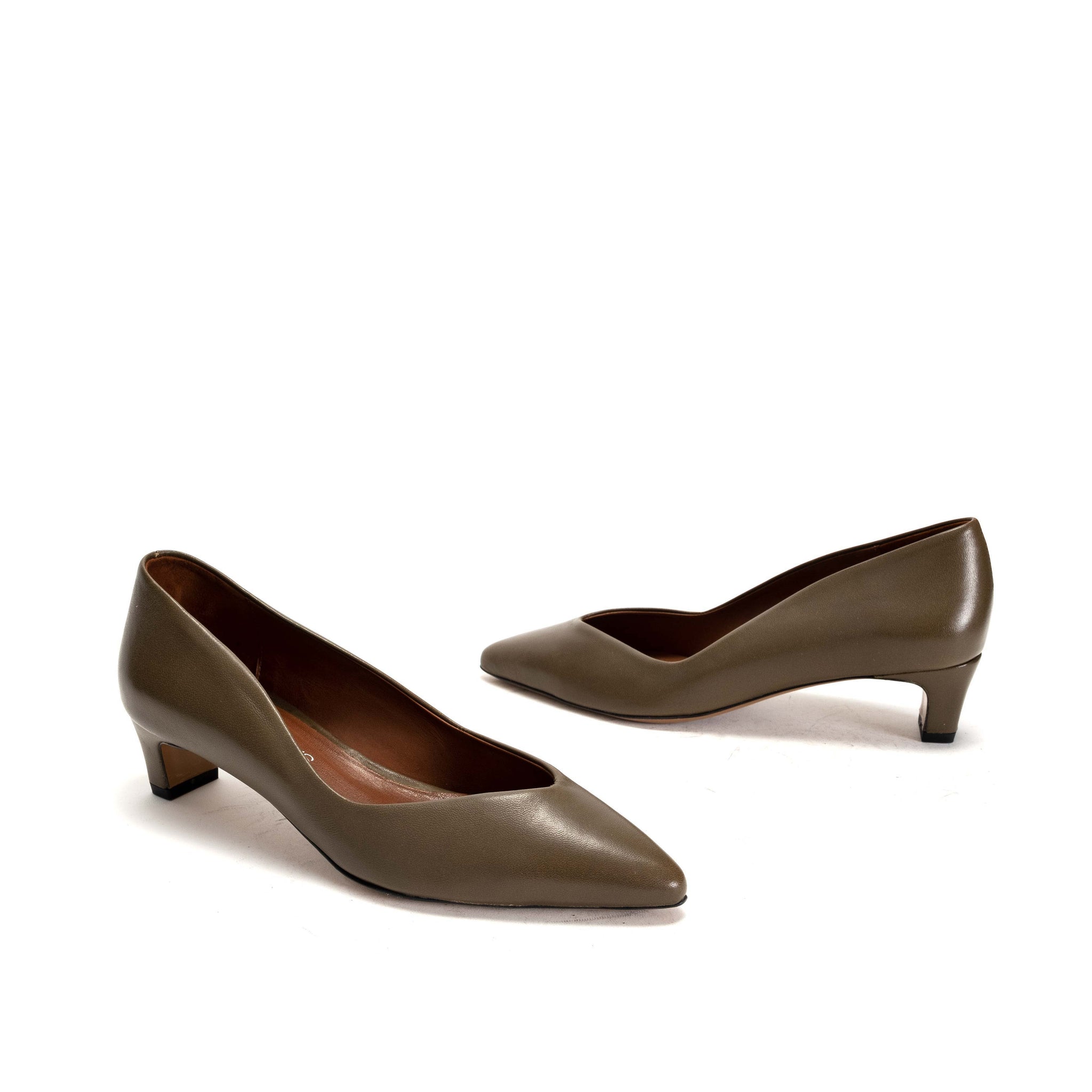 Trini 40 Shiny lamb Olive - Anonymous Copenhagen
